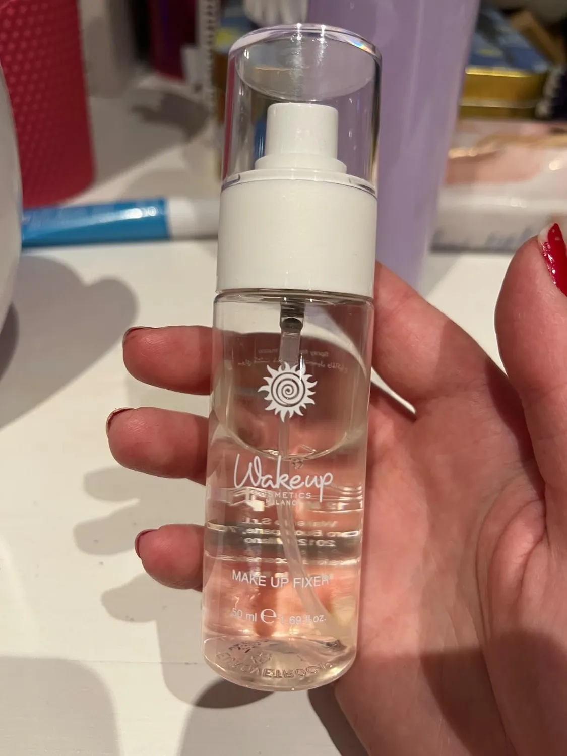 Wakeup Cosmetics Make-Up Fixer spray fissante trucco 50ml fresco