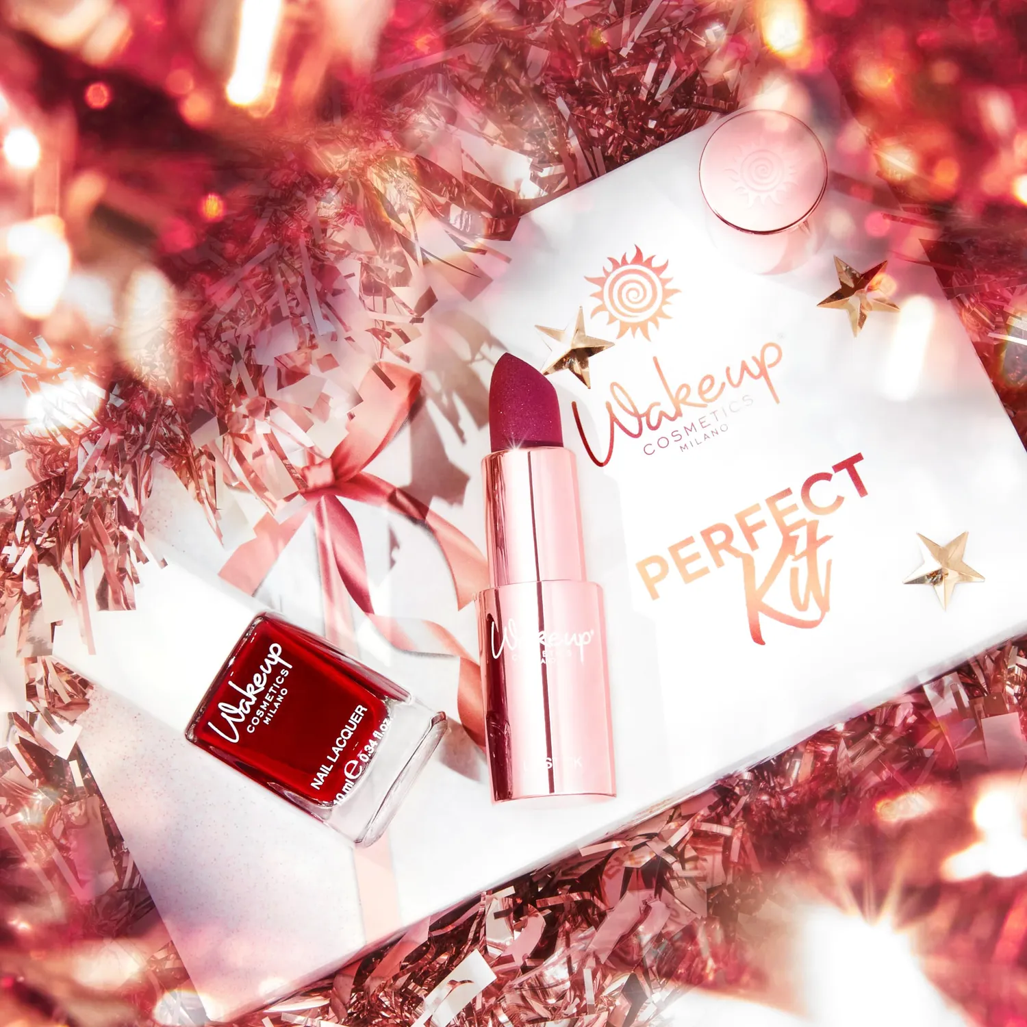Wakeup Perfect Kit rossetto Color Veil 04 + smalto Canelle