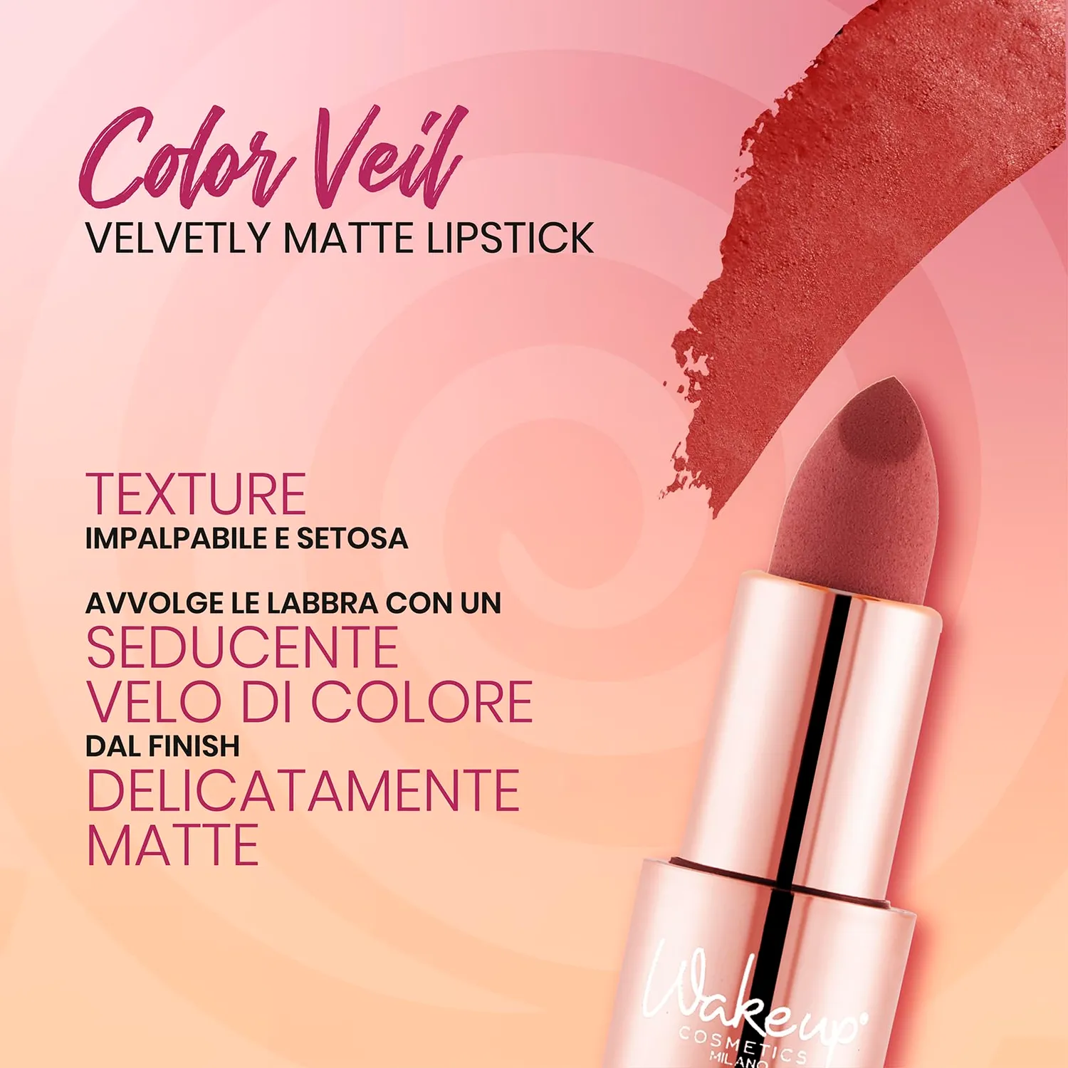 Wakeup Cosmetics Color Veil Only Me 02 rossetto matte velluto