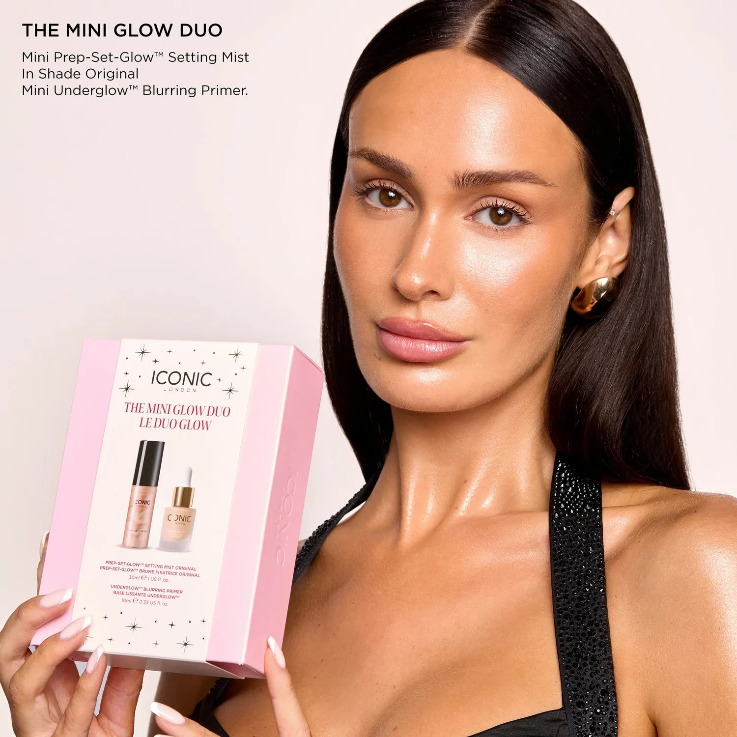 Iconic London Mini Glow Duo set viso mini formato illuminante