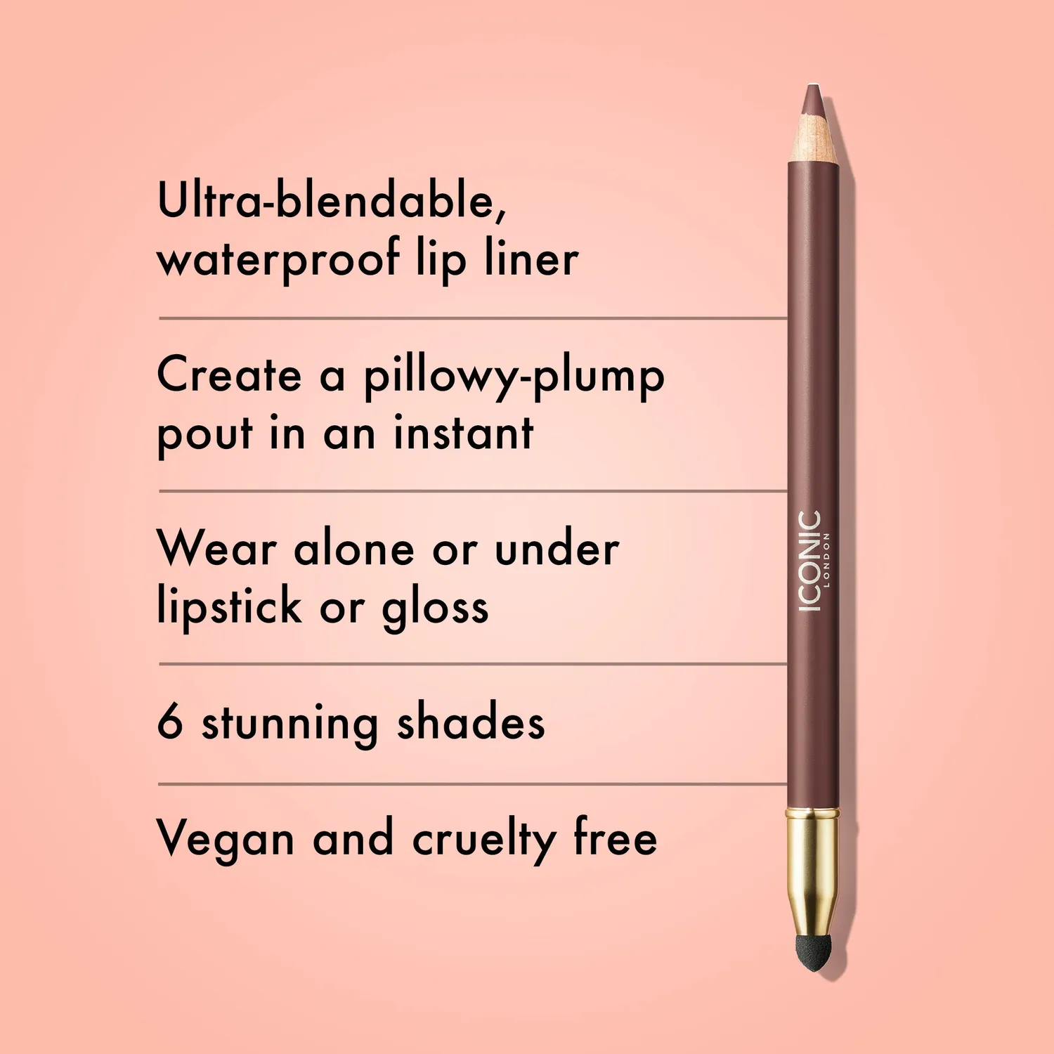 Iconic London Fuller Pout matita labbra waterproof
