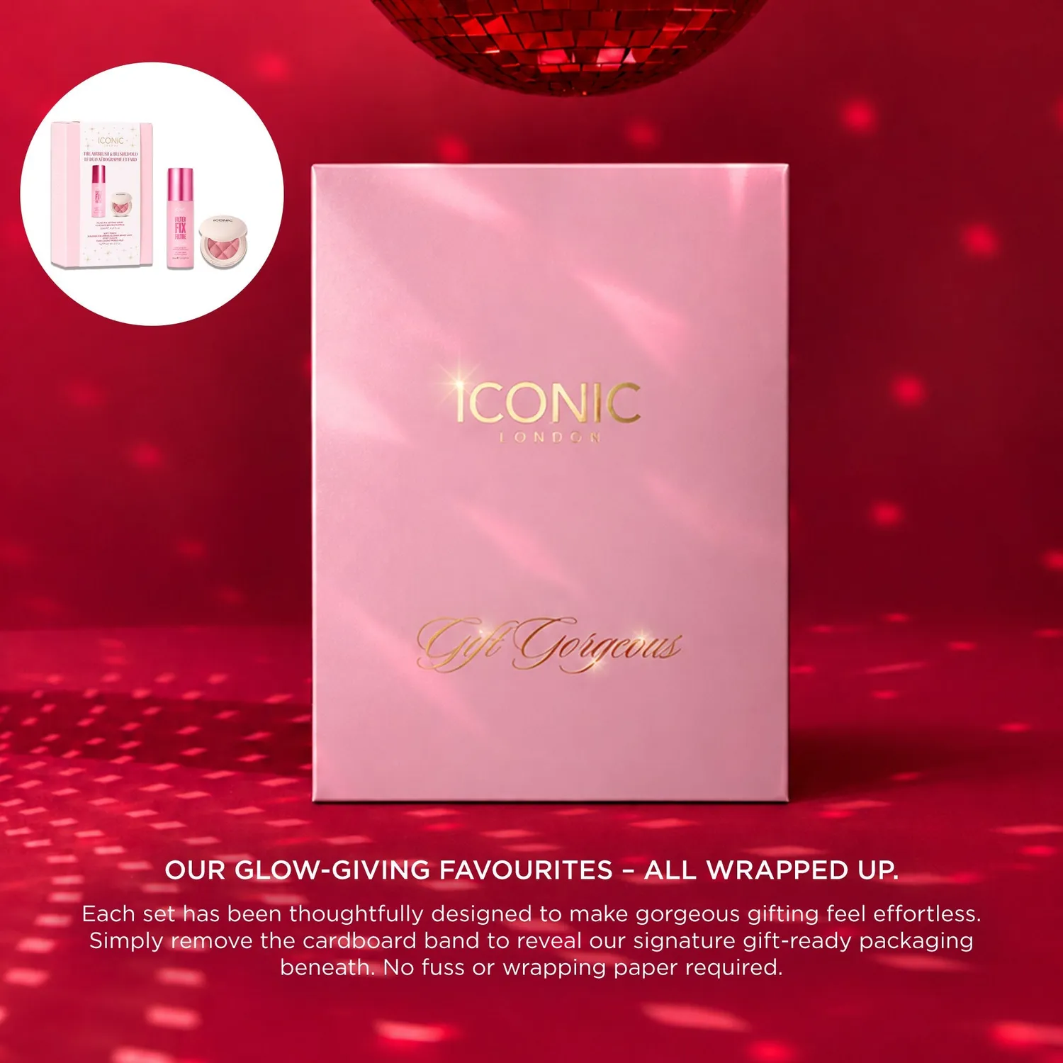 Iconic London Airbrush & Blushed Duo cofanetto trucco Shady Lady effetto blur