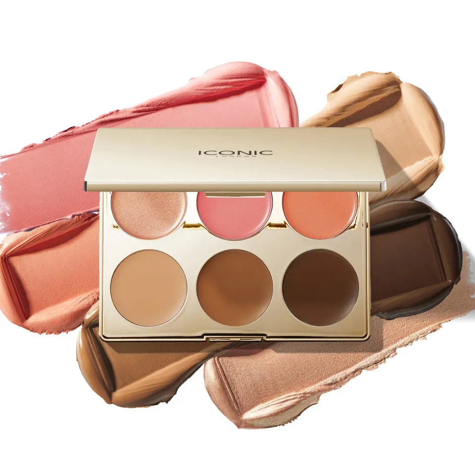Iconic London Multi-Use palette viso in crema blush satinata