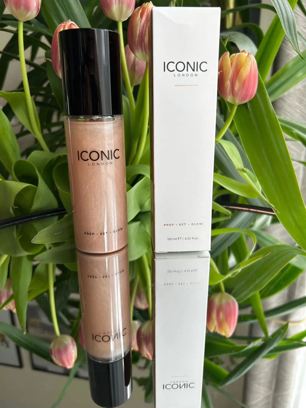 Iconic London Prep-Set-Glow spray Original 120ml luminoso