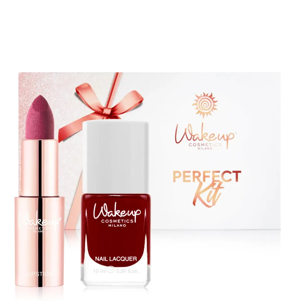 Wakeup Perfect Kit rossetto Color Veil 04 + smalto Canelle