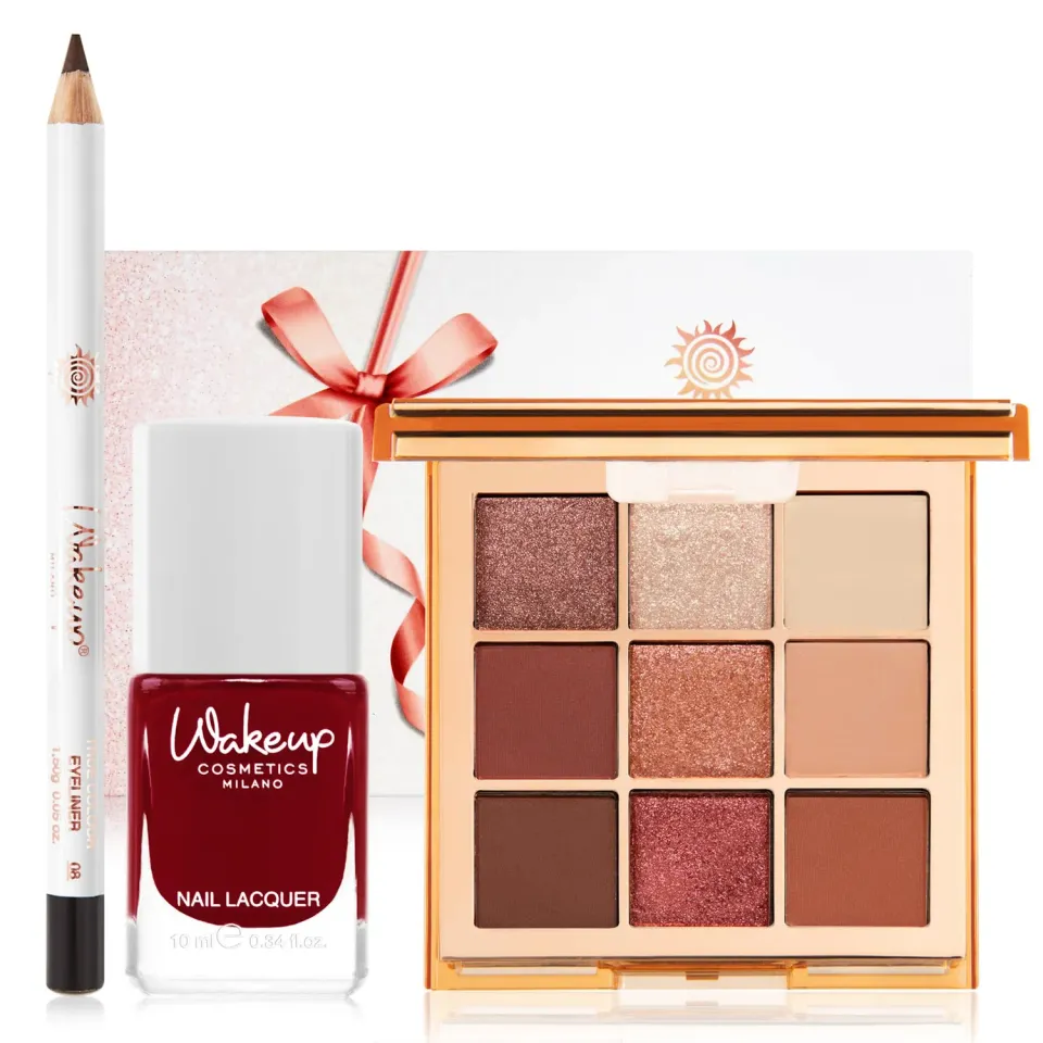 Wakeup Spicy Look kit palette 02 Spicy occhi smalto