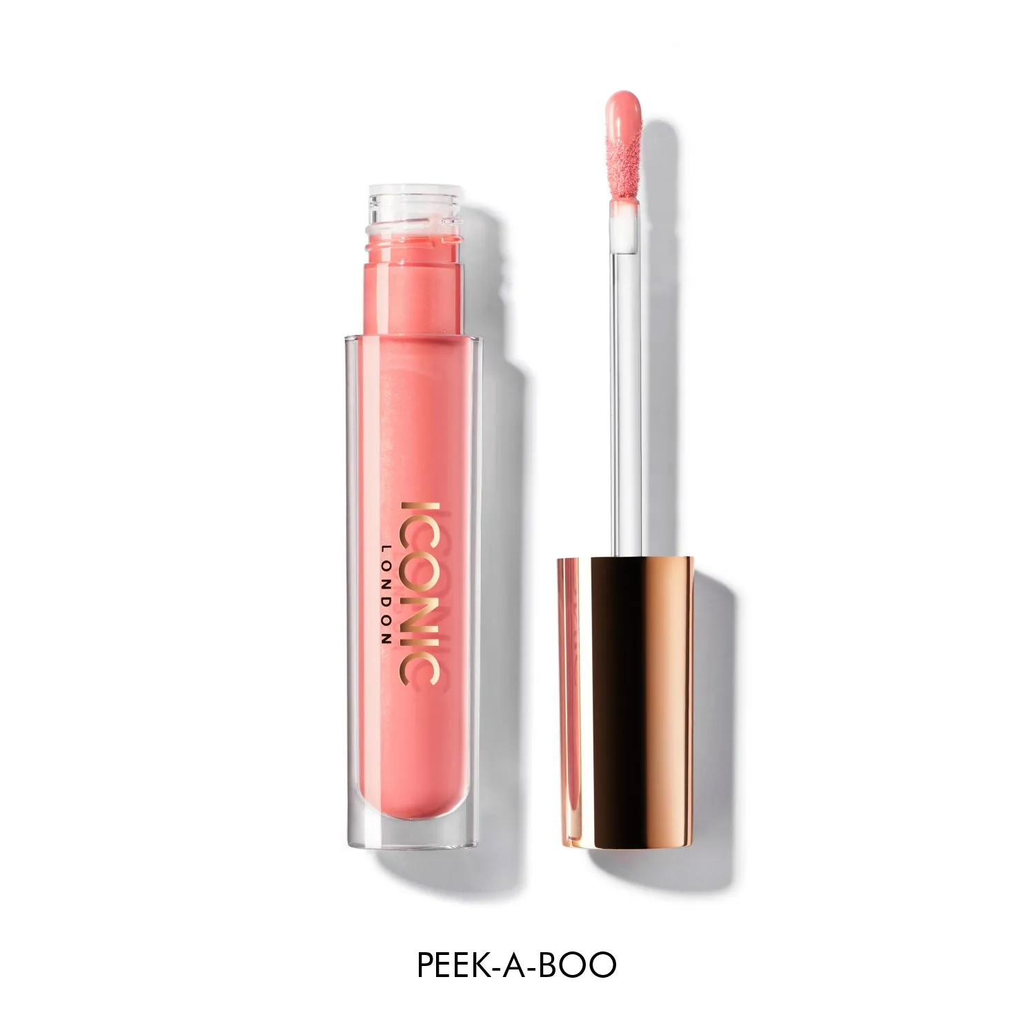 Iconic London Lip Gloss rimpolpante Nearly Nude morbido