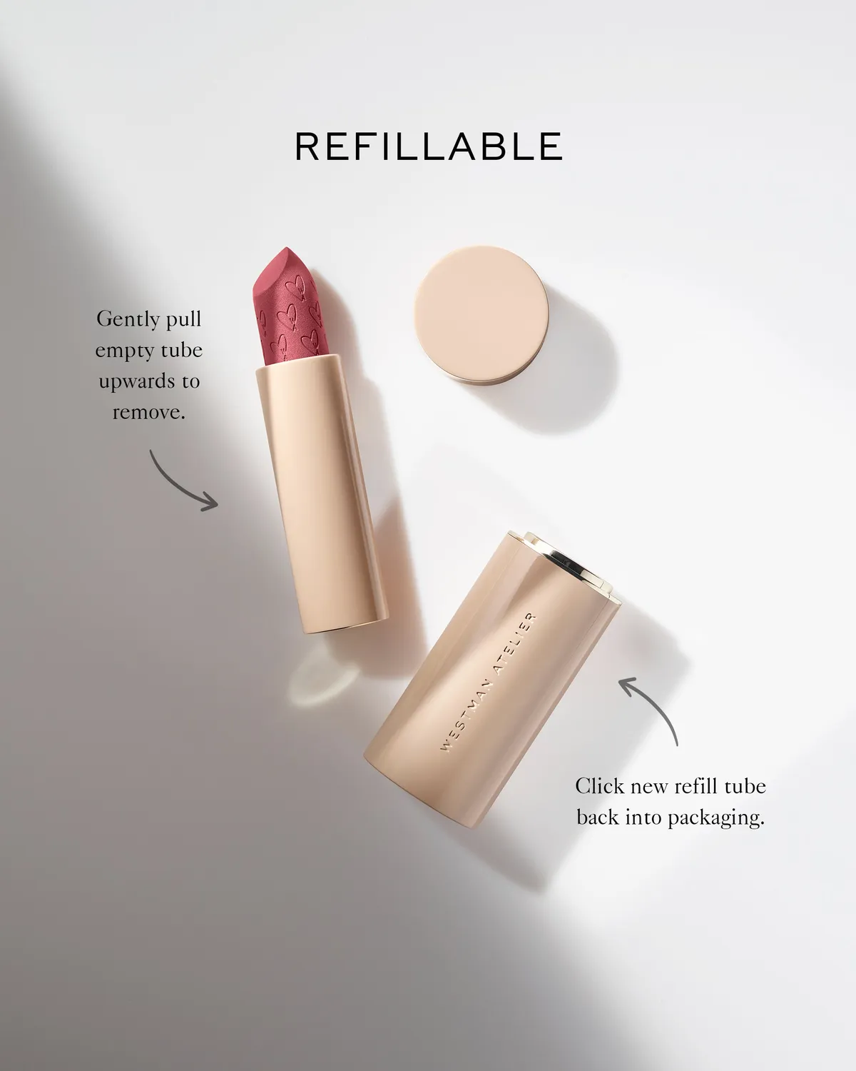 Westman Atelier Lip Suede Petal refill rossetto idratante