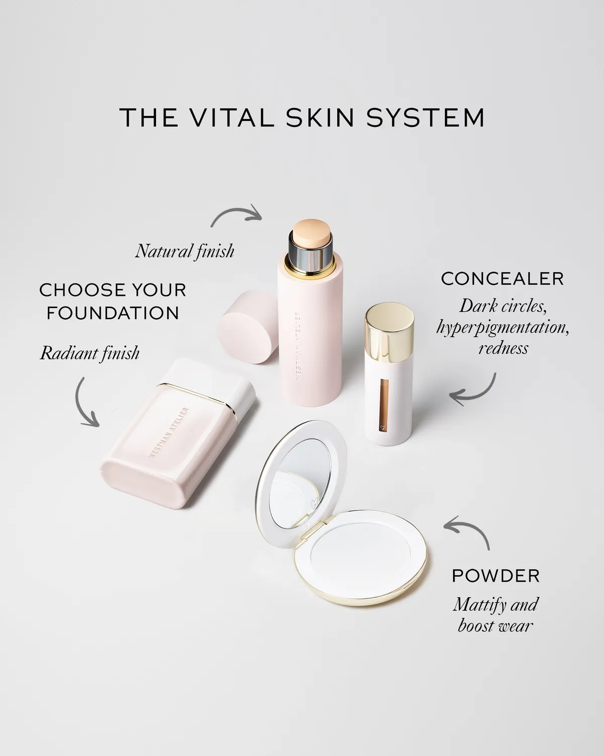 Westman Atelier Complexion Correction Duo set viso