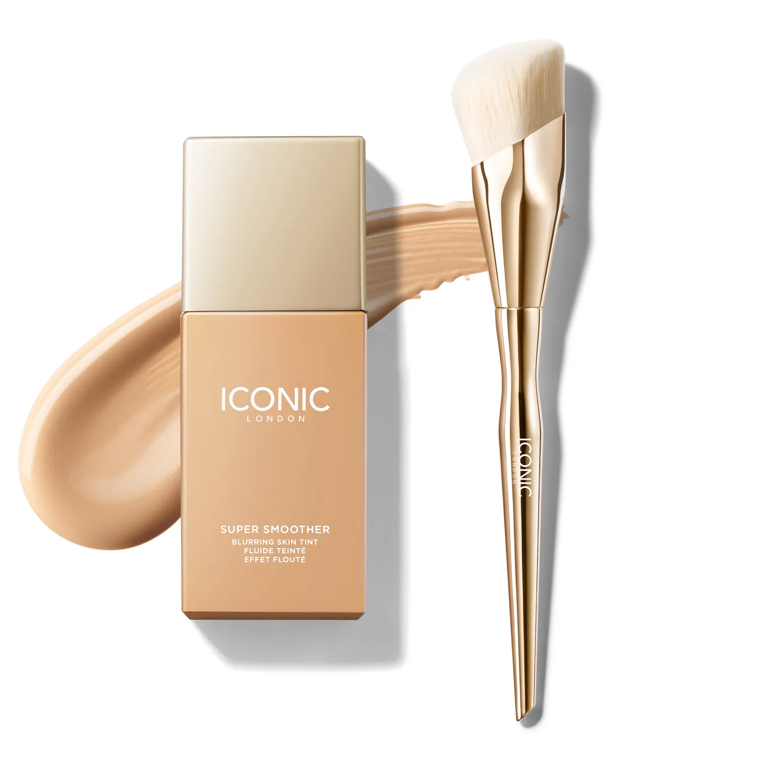 Iconic London Complexion Perfection Duo tinta viso + pennello leggera