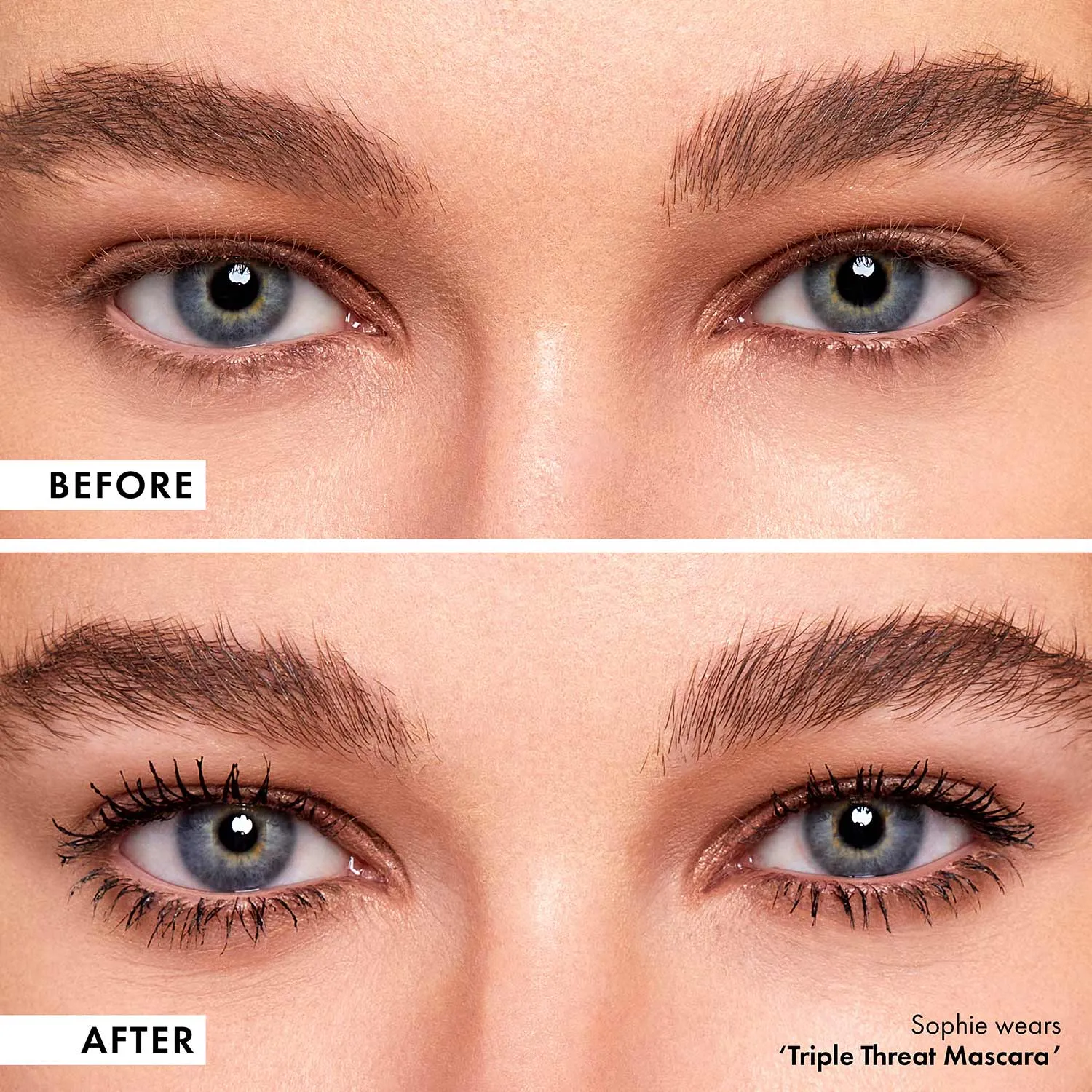 Iconic London Triple Threat mascara nero volume extra