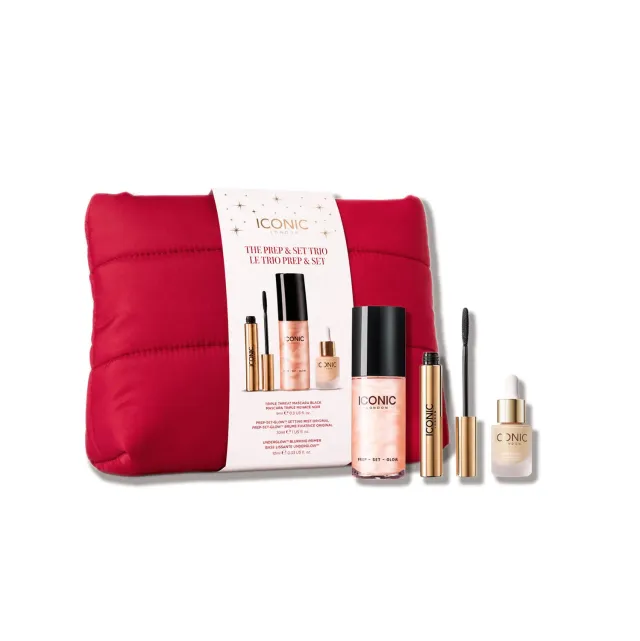 Iconic London Prep & Set Trio pochette 3 pezzi feste