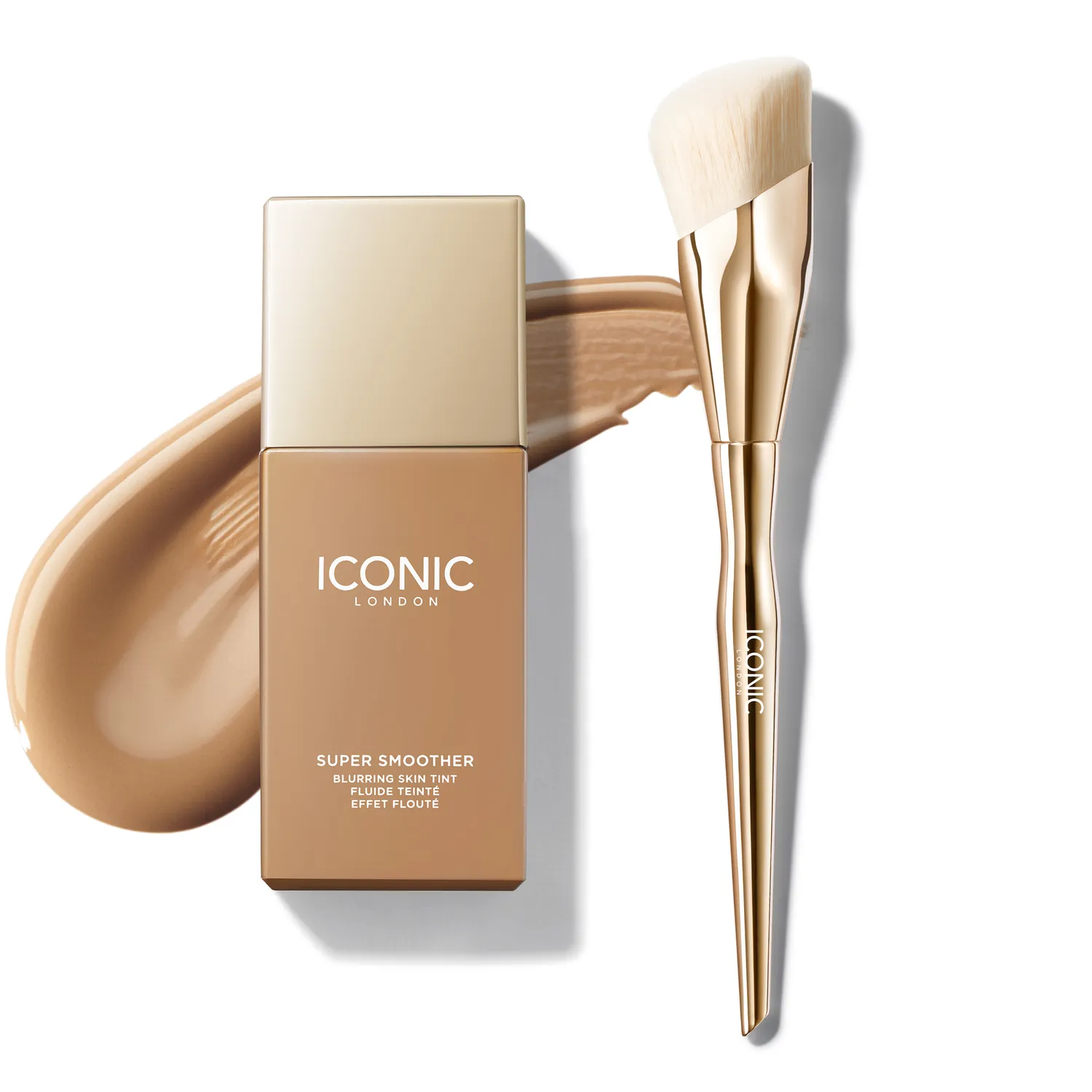 Iconic London Complexion Perfection Duo tinta viso + pennello leggera