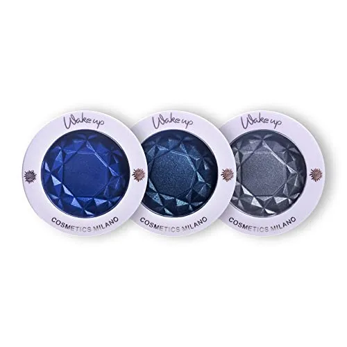 Wakeup Color Era kit 3 ombretti metallici Blue Emeraude Gray