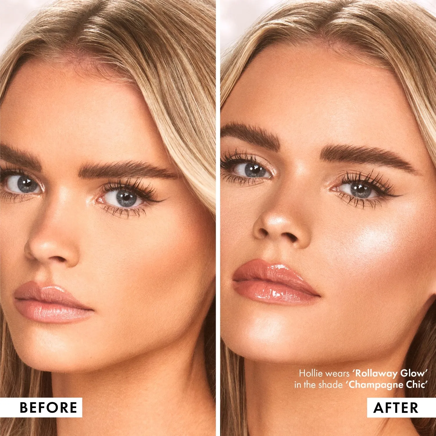 Iconic London Rollaway Glow illuminante Peach Paradise guance