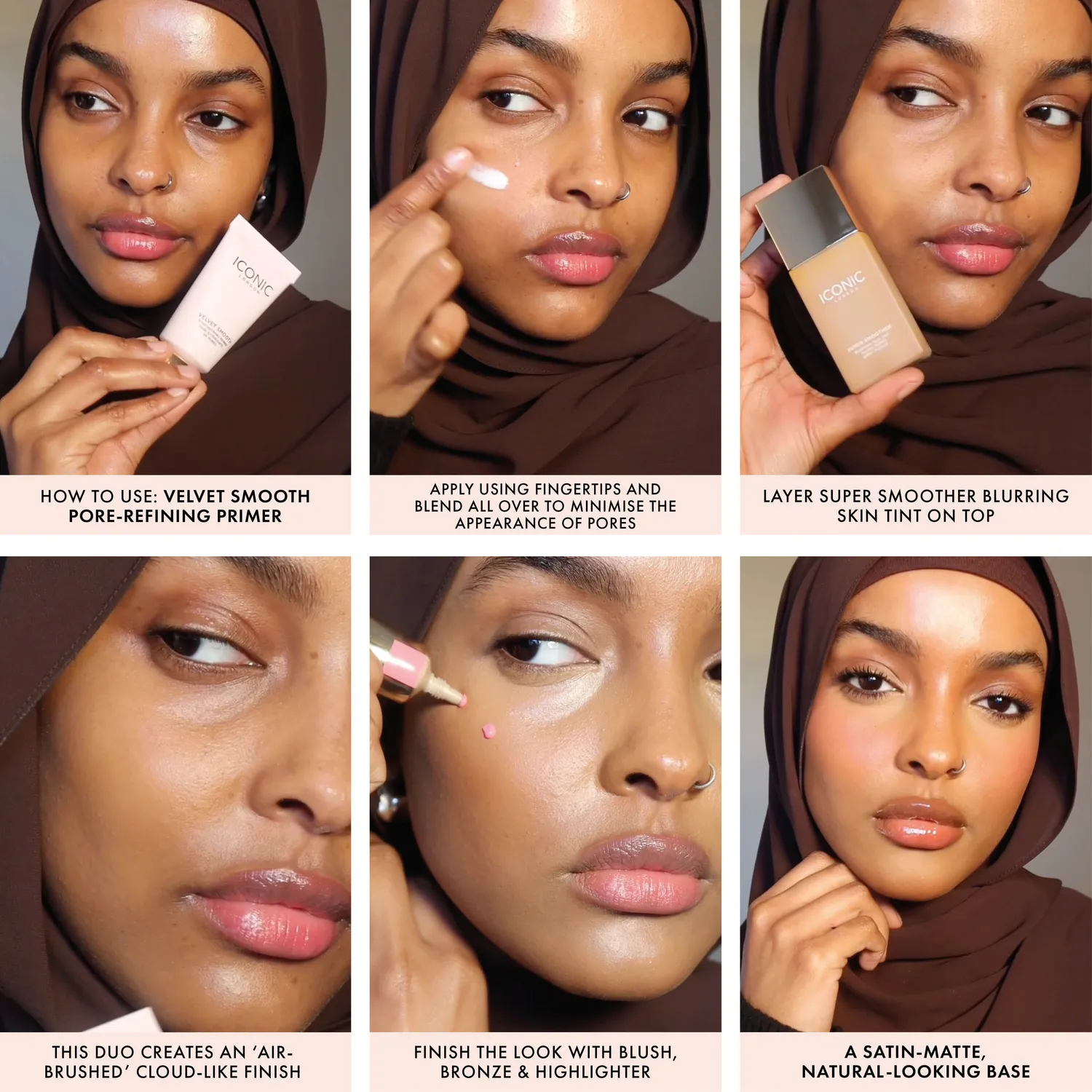 Iconic London Velvet Smooth primer viso pori