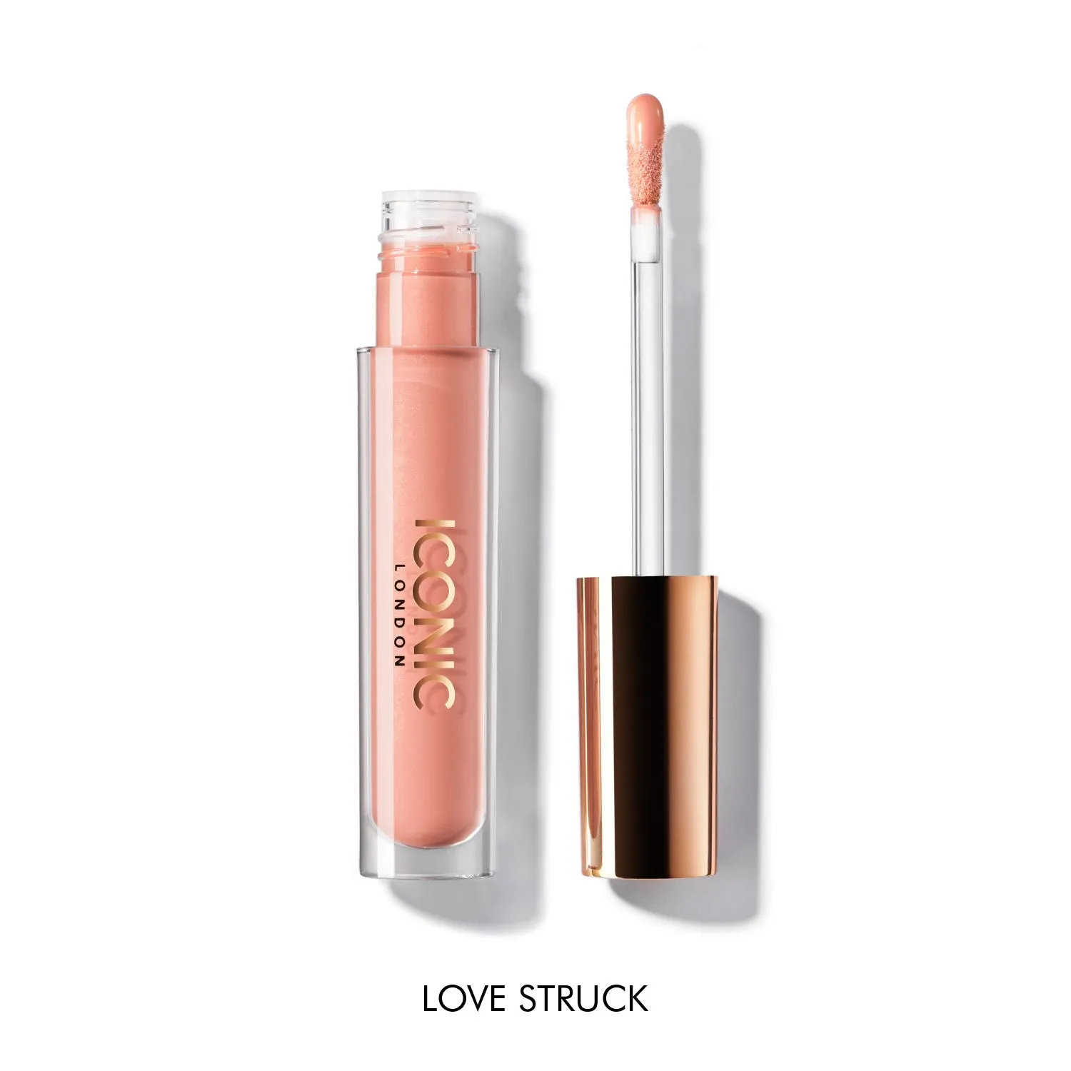 Iconic London Lip Gloss rimpolpante Nearly Nude morbido