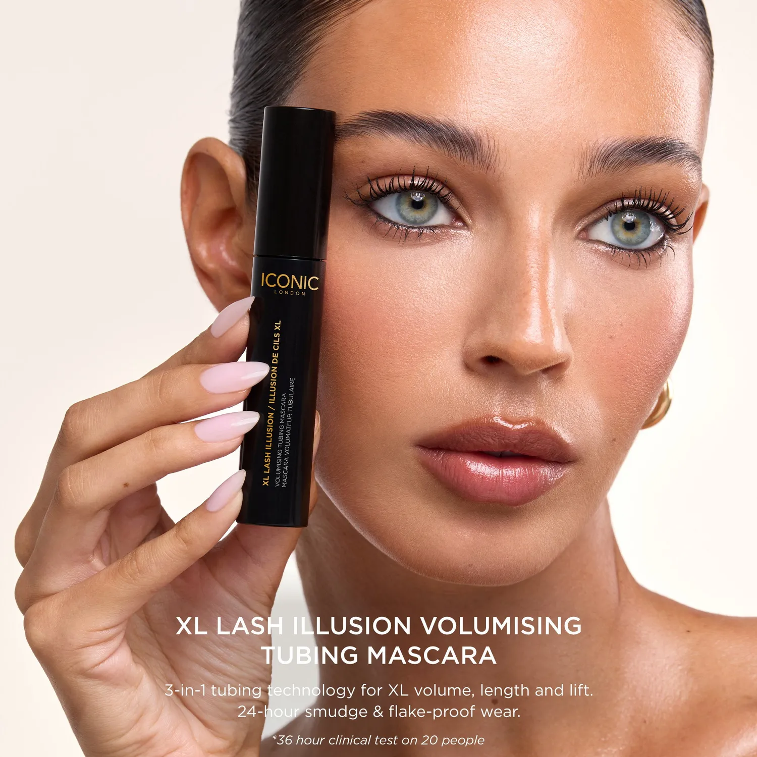 Iconic London XL Lash Illusion Mascara Tubing Volumizzante 24 Ore