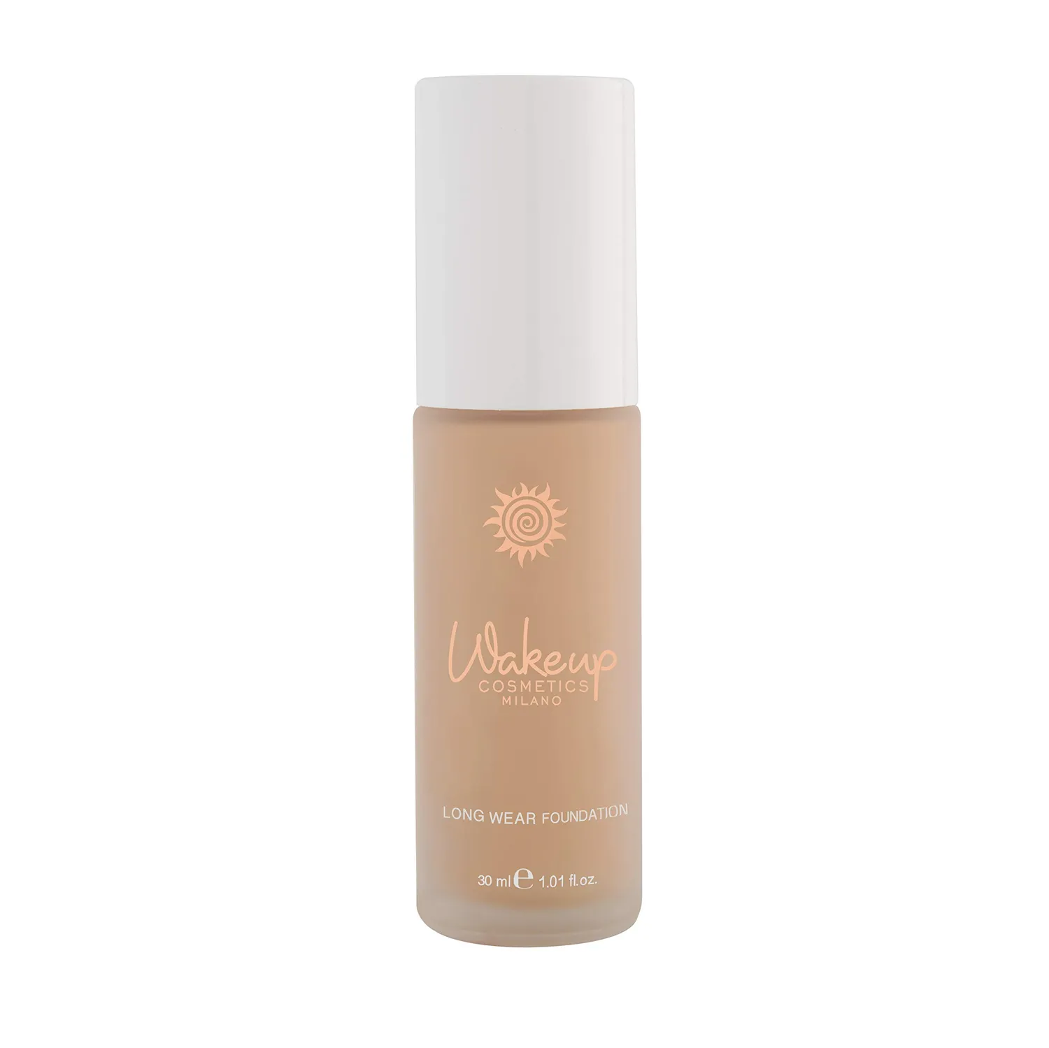 Wakeup Cosmetics Longwear Fondotinta Fluido NC45 Caramel