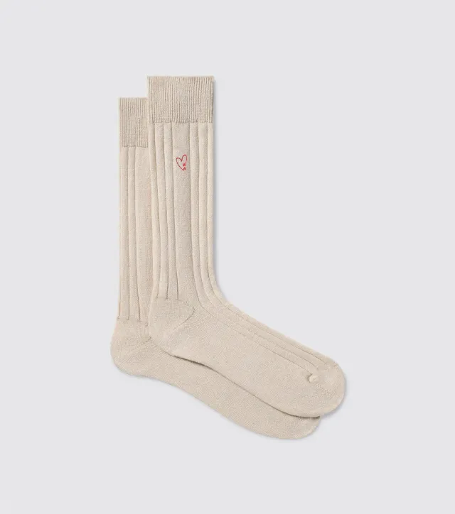 Westman Atelier Cashmere Socks calzini cashmere oatmeal