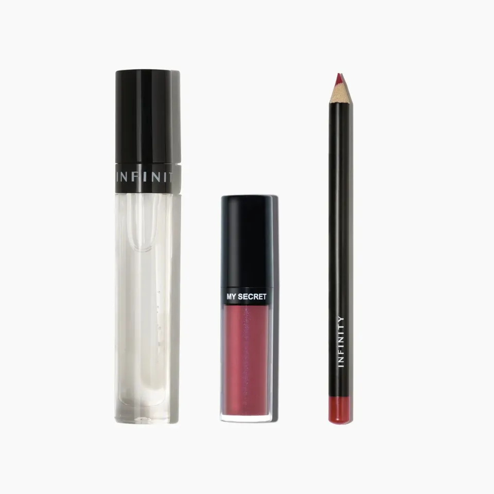 Infinity Make Up Lovely Kiss Mysecret set labbra 3 pezzi