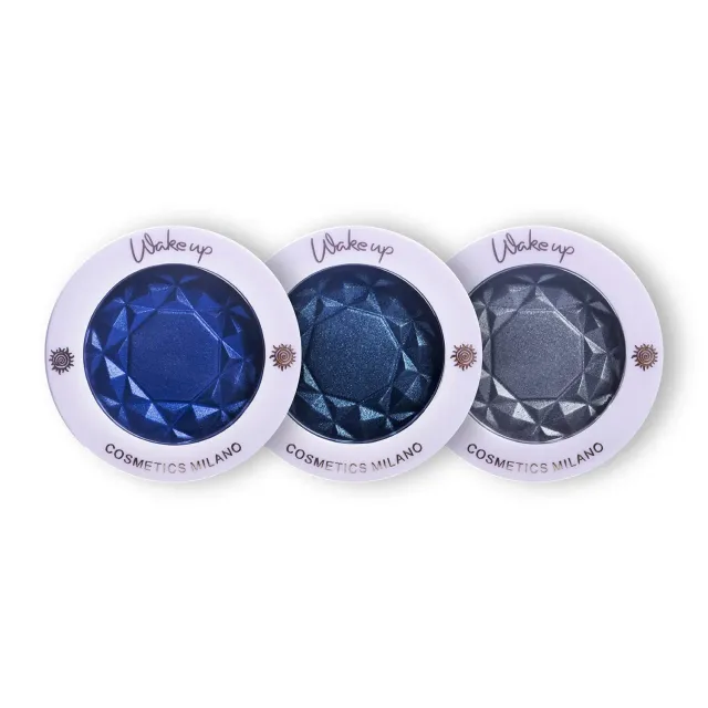 Wakeup Color Era kit 3 ombretti metallici Blue Emeraude Gray