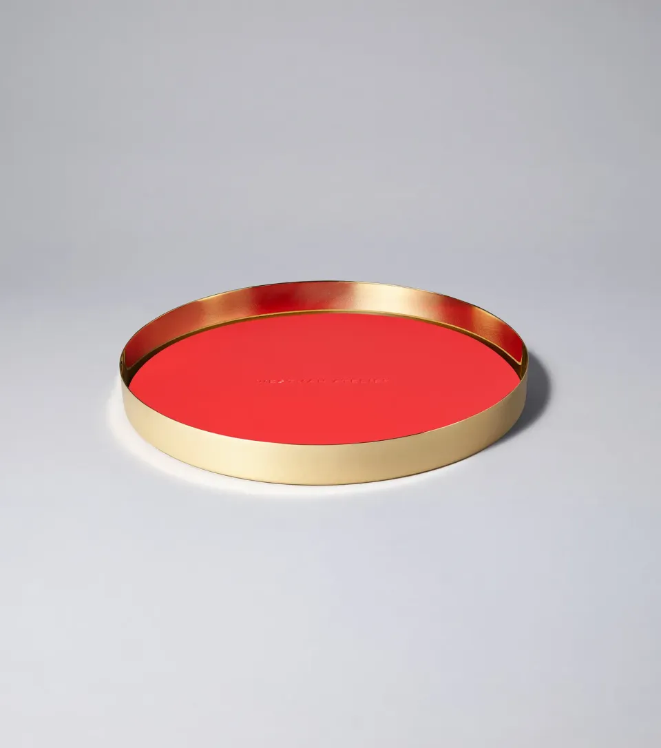 Westman Atelier Guld Plattan Vassoio trucco rosso ottone