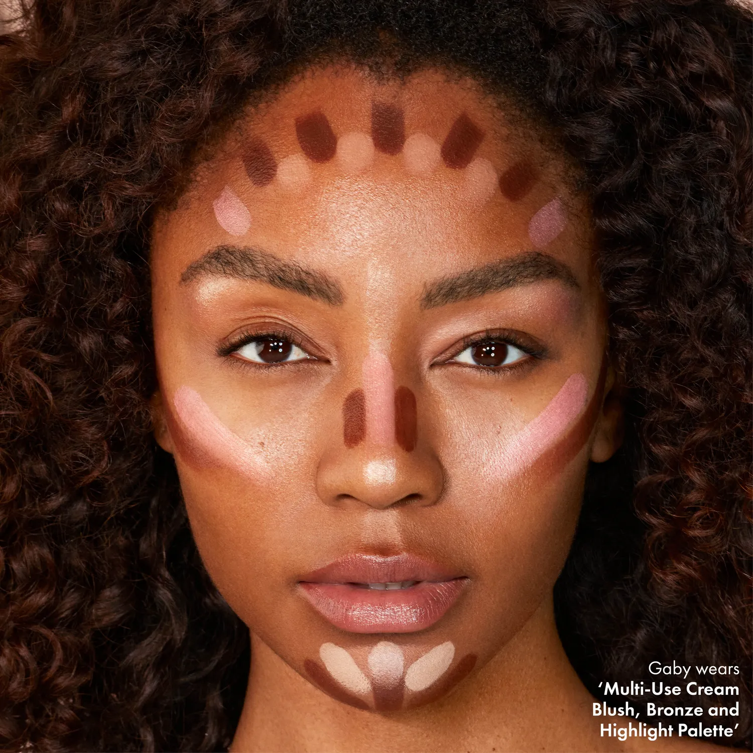 Iconic London Multi-Use palette viso in crema blush satinata