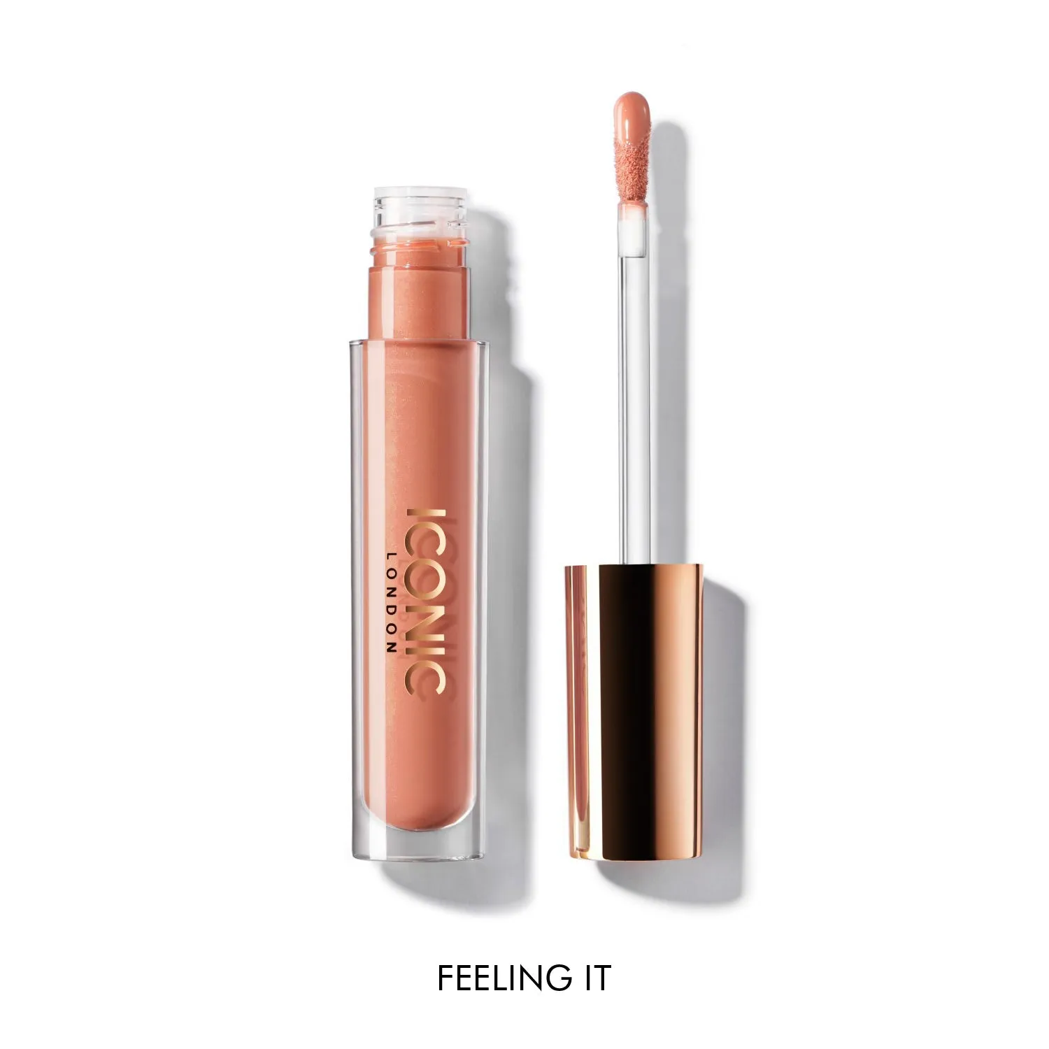 Iconic London Lip Gloss rimpolpante Nearly Nude morbido