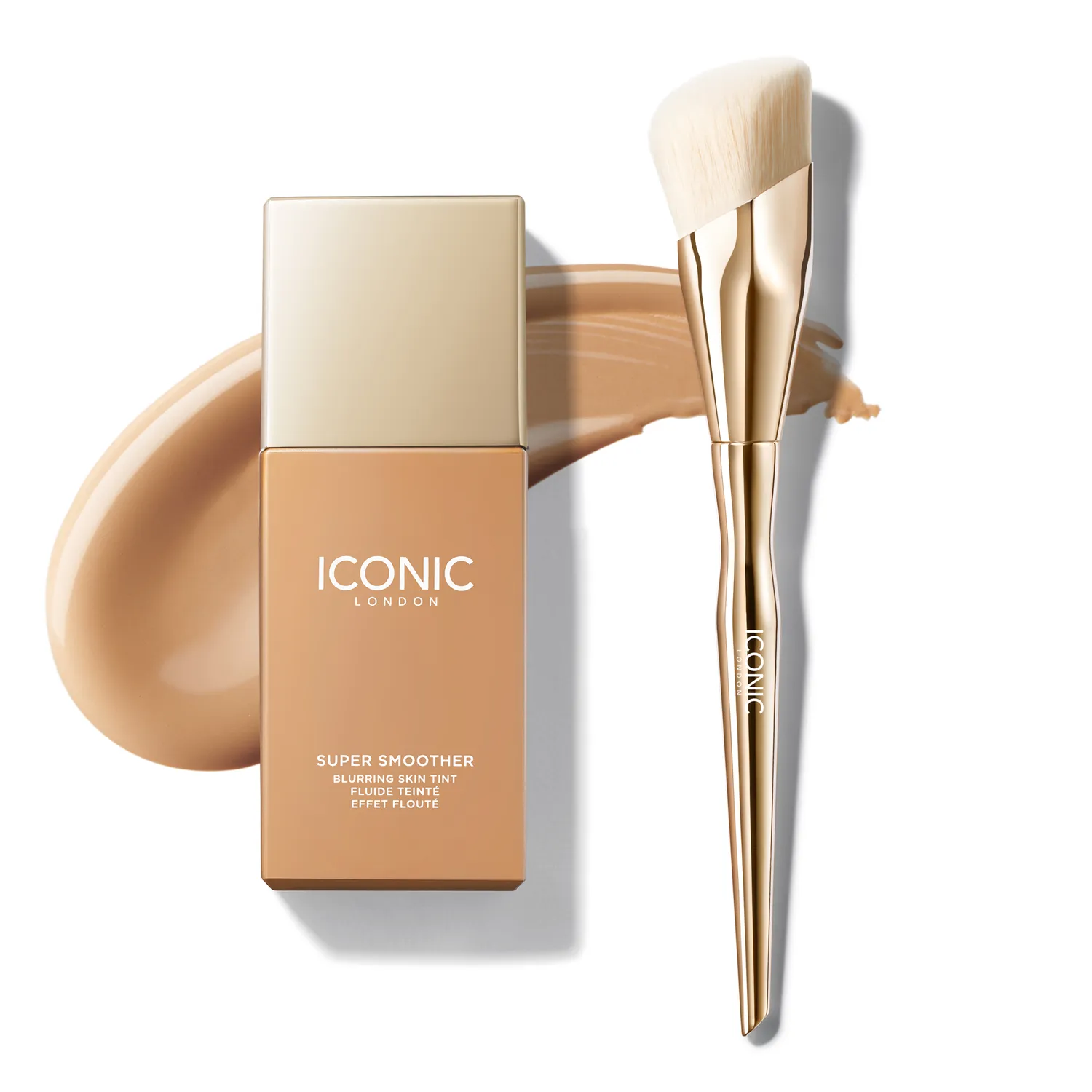 Iconic London Complexion Perfection Duo tinta viso + pennello leggera