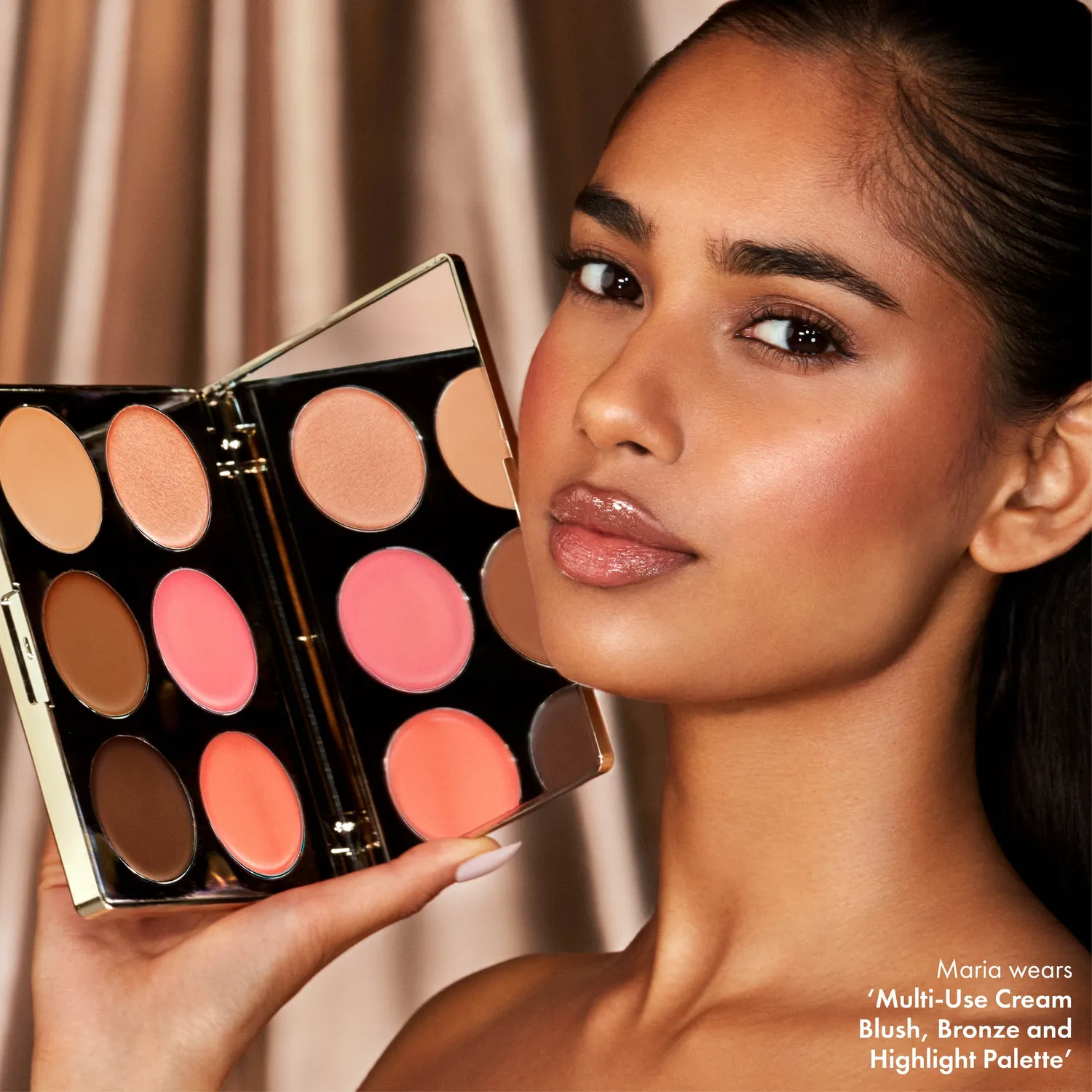 Iconic London Less Faff More Fab set palette + pennello viso