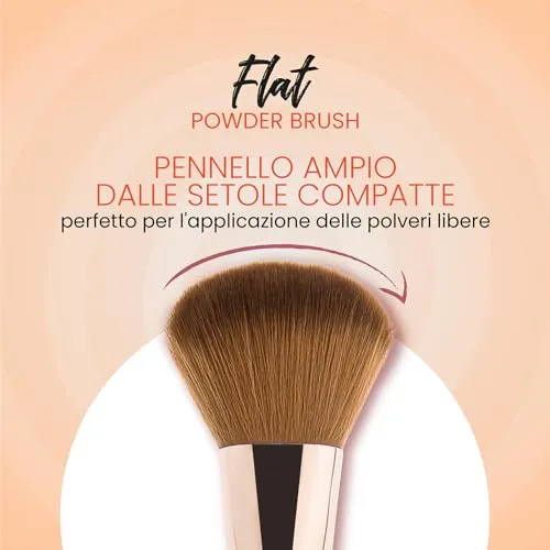 Wakeup Cosmetics 116 pennello piatto polveri minerali