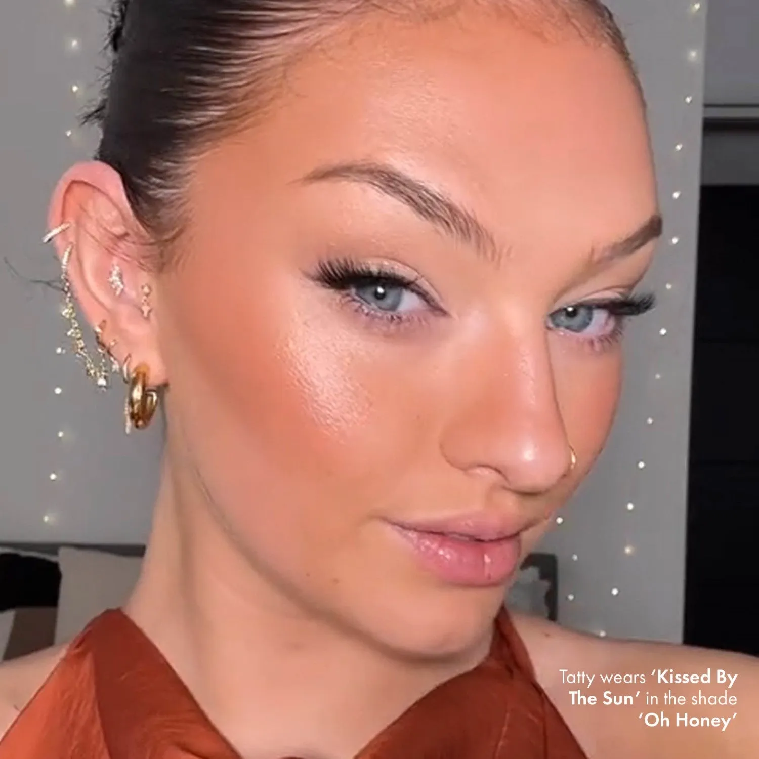 Iconic London Kissed By The Sun blush bronzer 3 in 1 glow