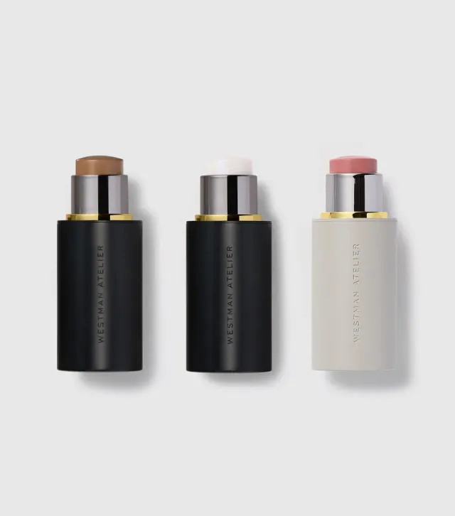 Westman Atelier The Clean Glow Trio set viso stick luminoso