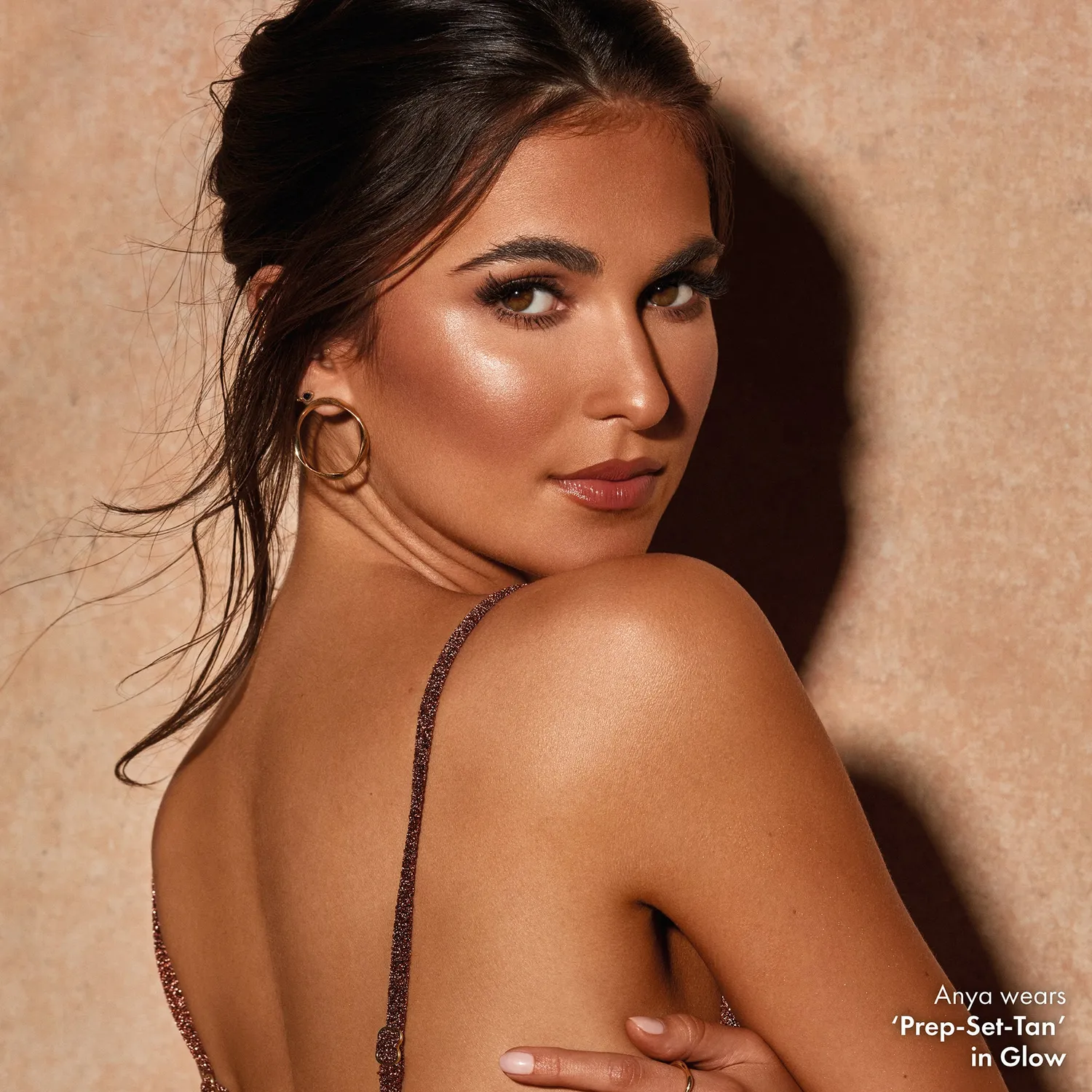 Iconic London Faux-Tan Face Bundle kit spray + pennello glow