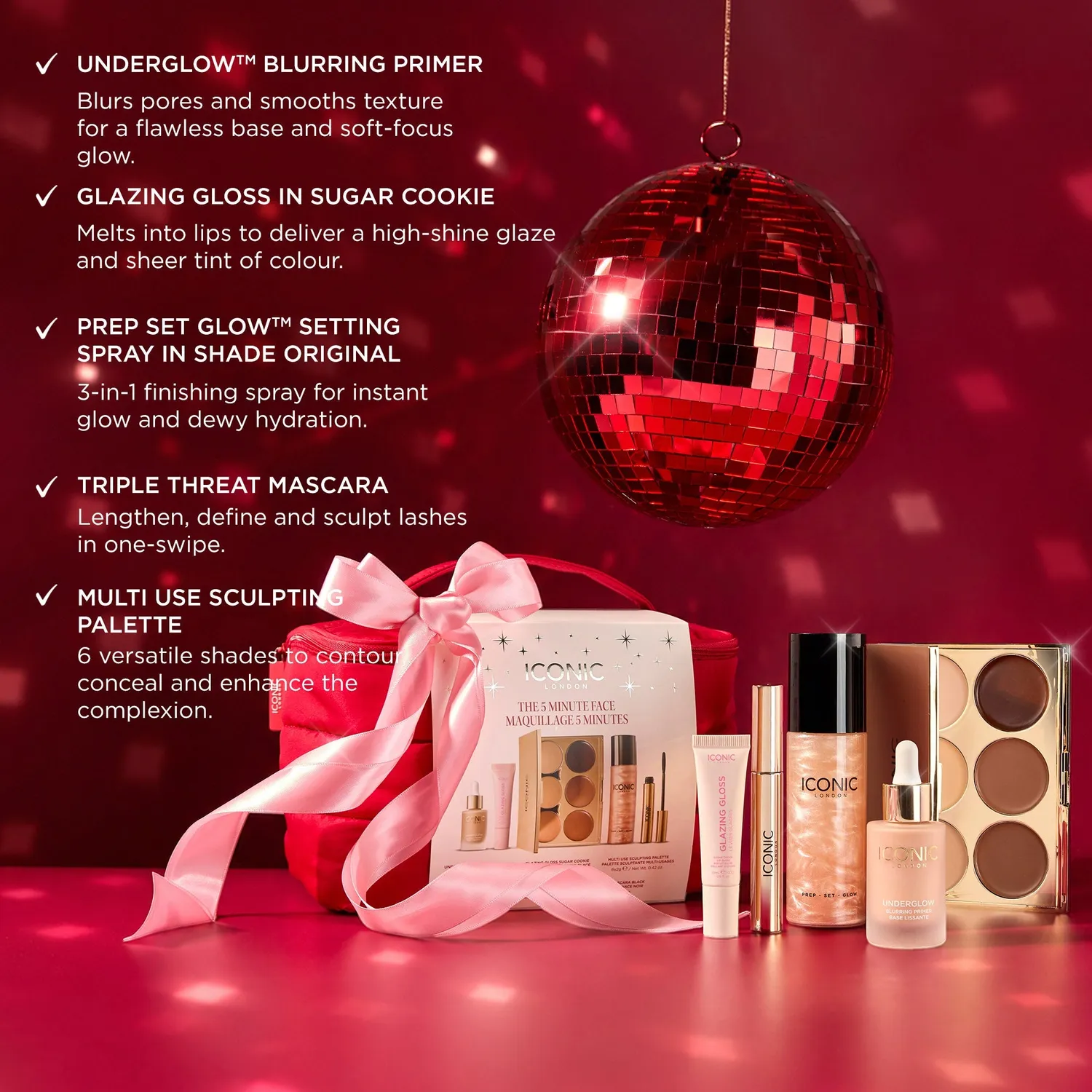Iconic London 5 Minute Face set trucco 5 pezzi Original