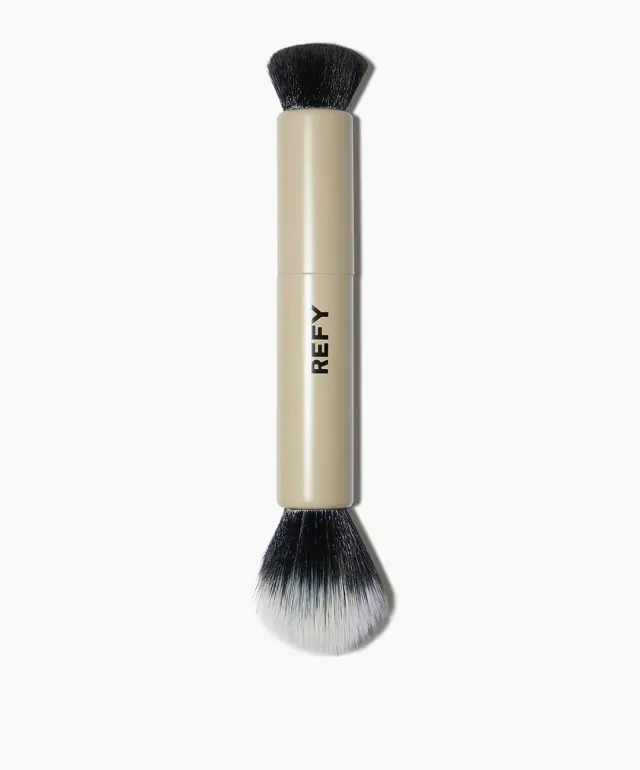 Refy Duo Brush pennello viso doppia punta vegano