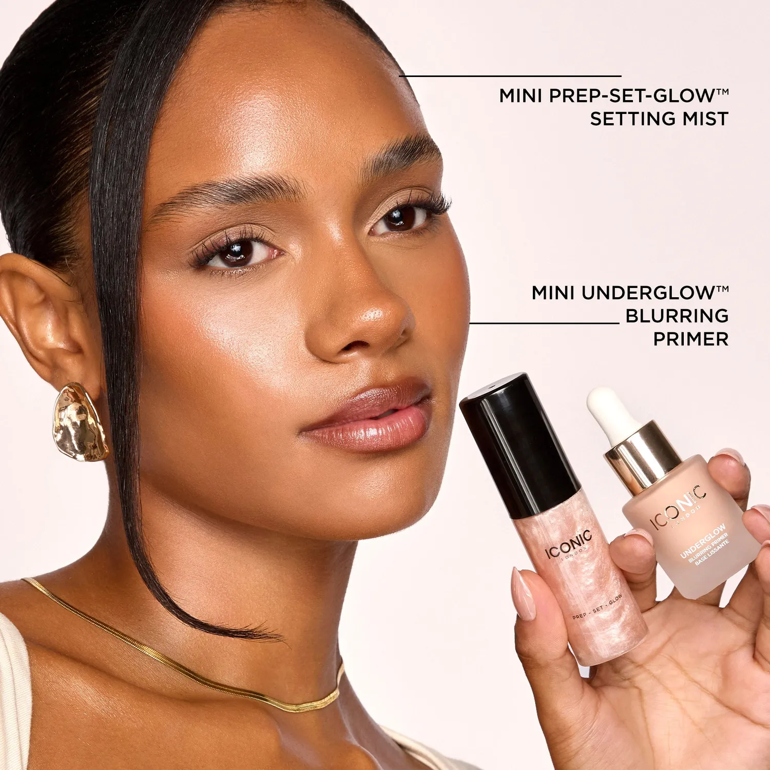 Iconic London Mini Glow Duo set viso mini formato illuminante