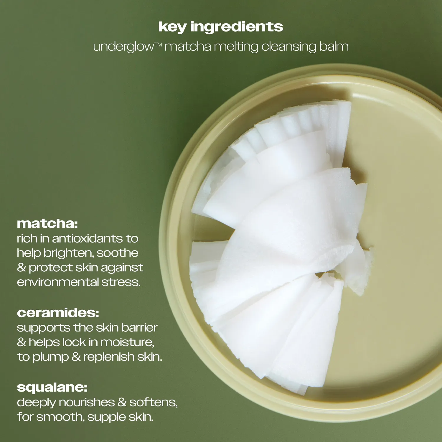 Iconic London Underglow Matcha balsamo struccante illuminante