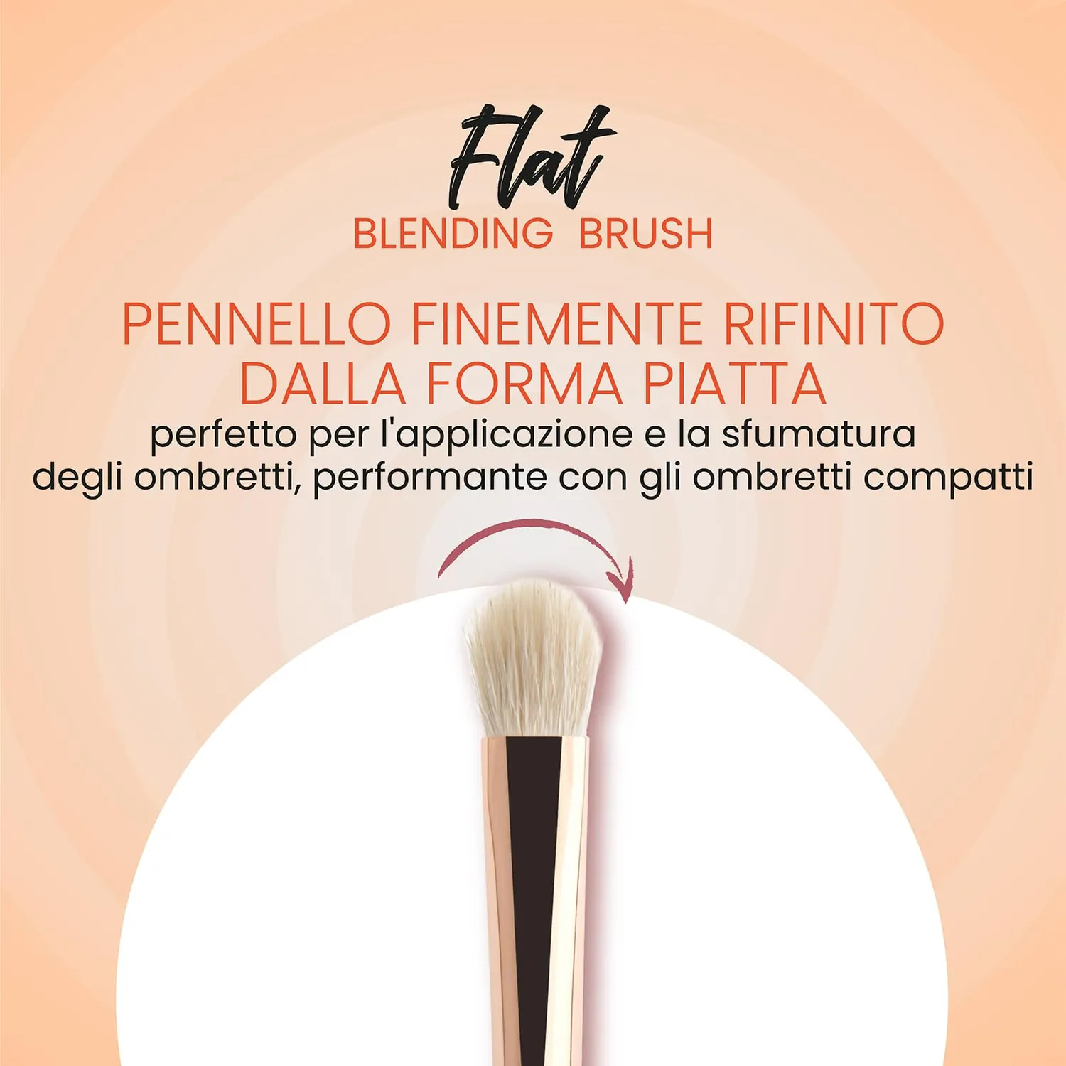 Wakeup Cosmetics #107 Pennello Ombretto Piatto Compatti