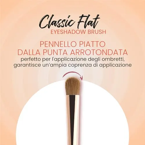 Wakeup Cosmetics Classic Flat Eyeshadow #102 pennello ombretto piatto