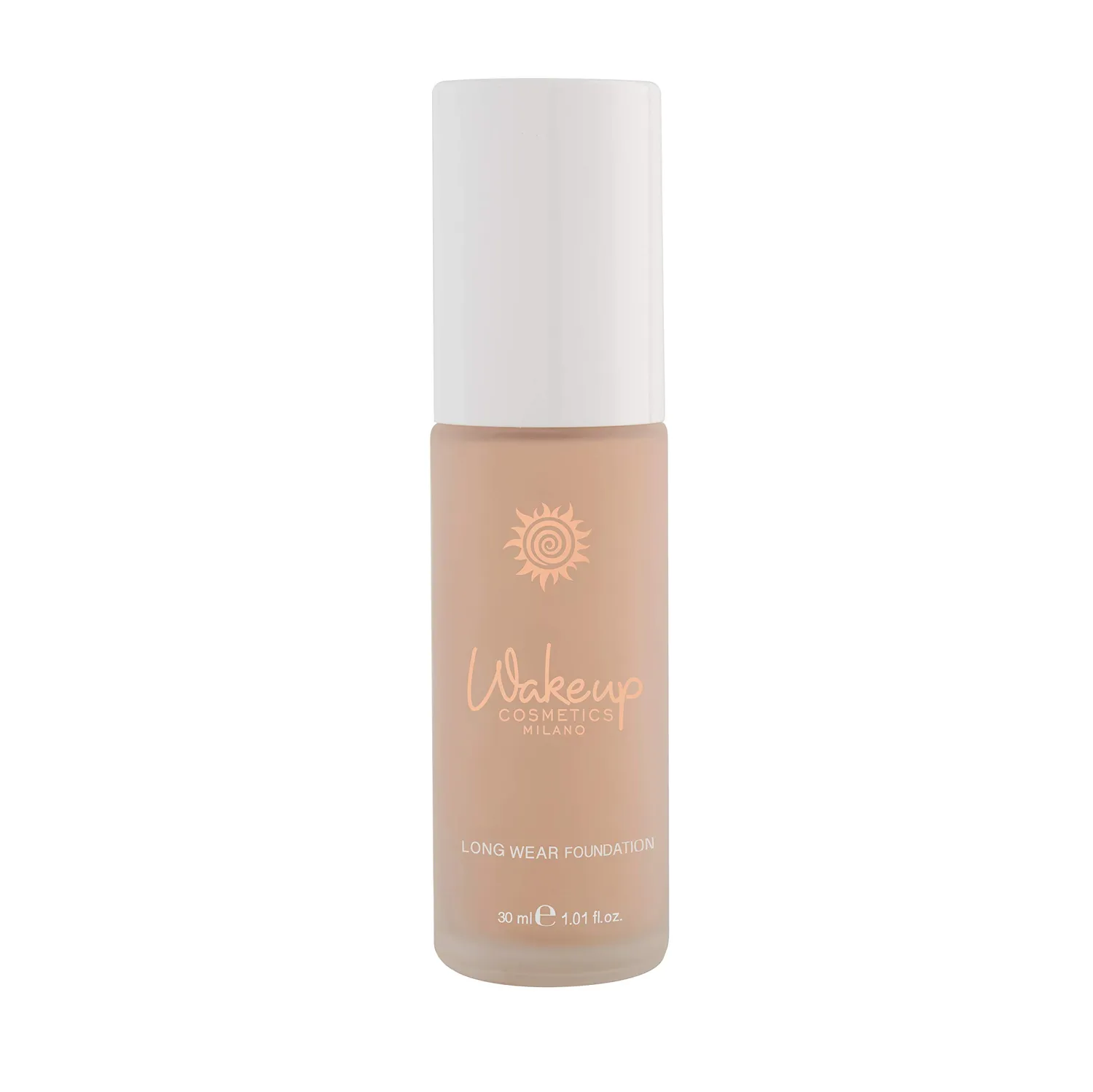 Wakeup Cosmetics Longwear Fondotinta Fluido NC45 Caramel