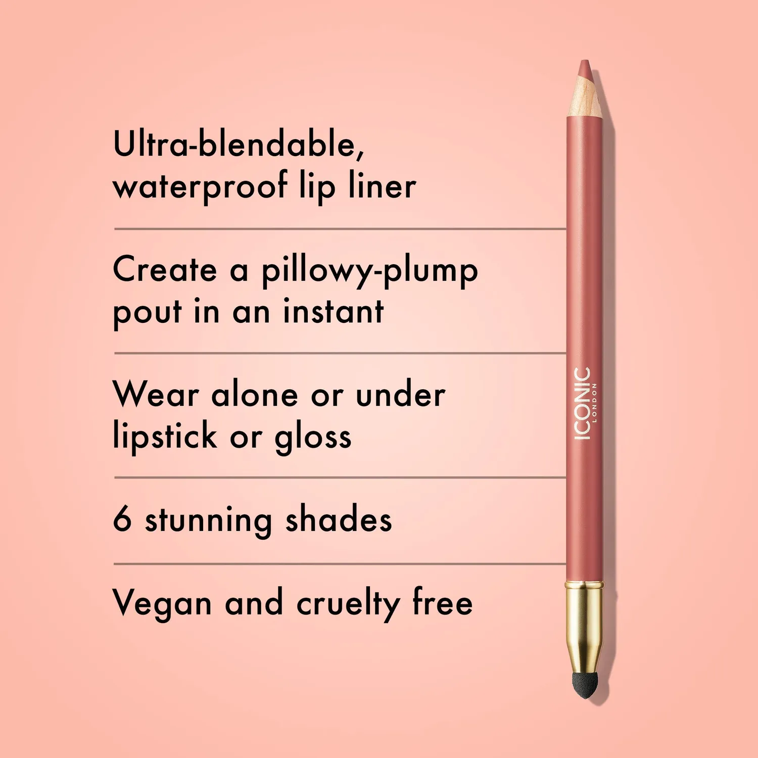 Iconic London Fuller Pout matita labbra waterproof