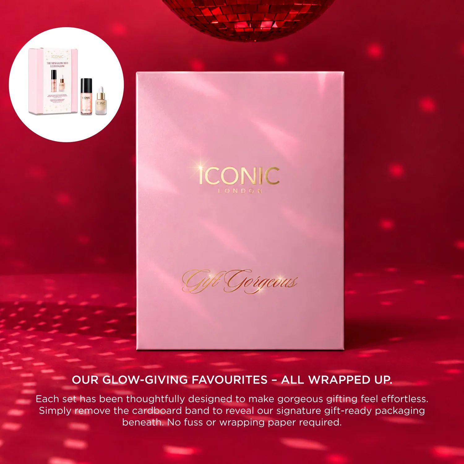 Iconic London Mini Glow Duo set viso mini formato illuminante