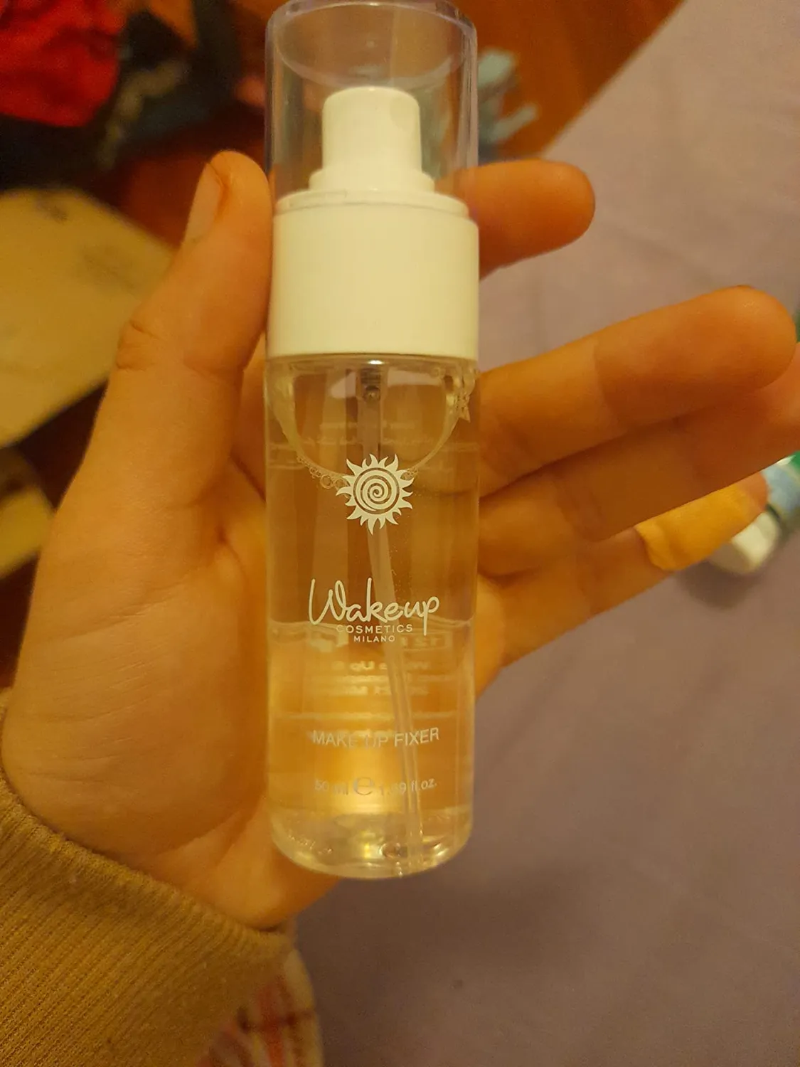 Wakeup Cosmetics Make-Up Fixer spray fissante trucco 50ml fresco