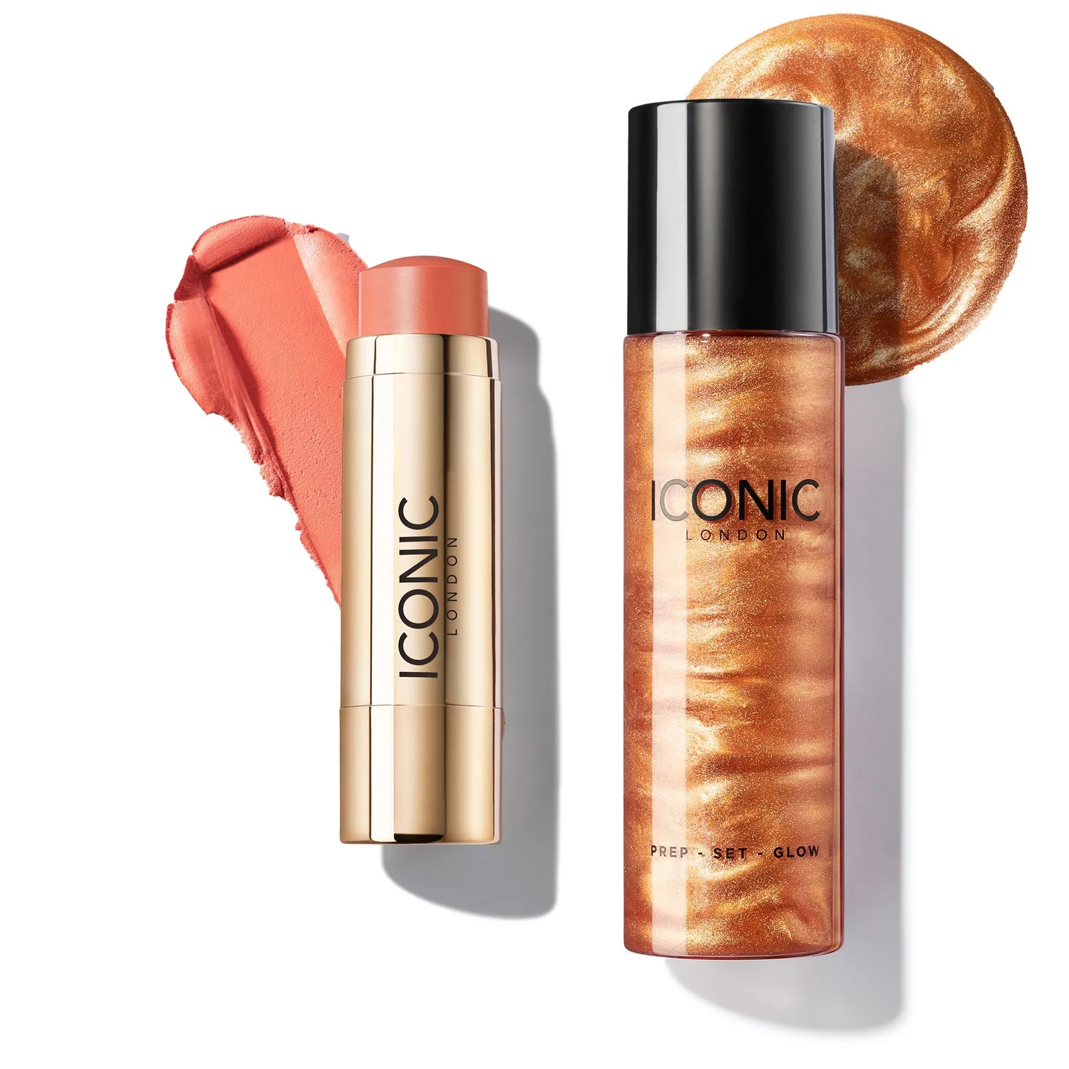 Iconic London Prep-Set-Glow + Blurring Blush Set Daiquiri Rose