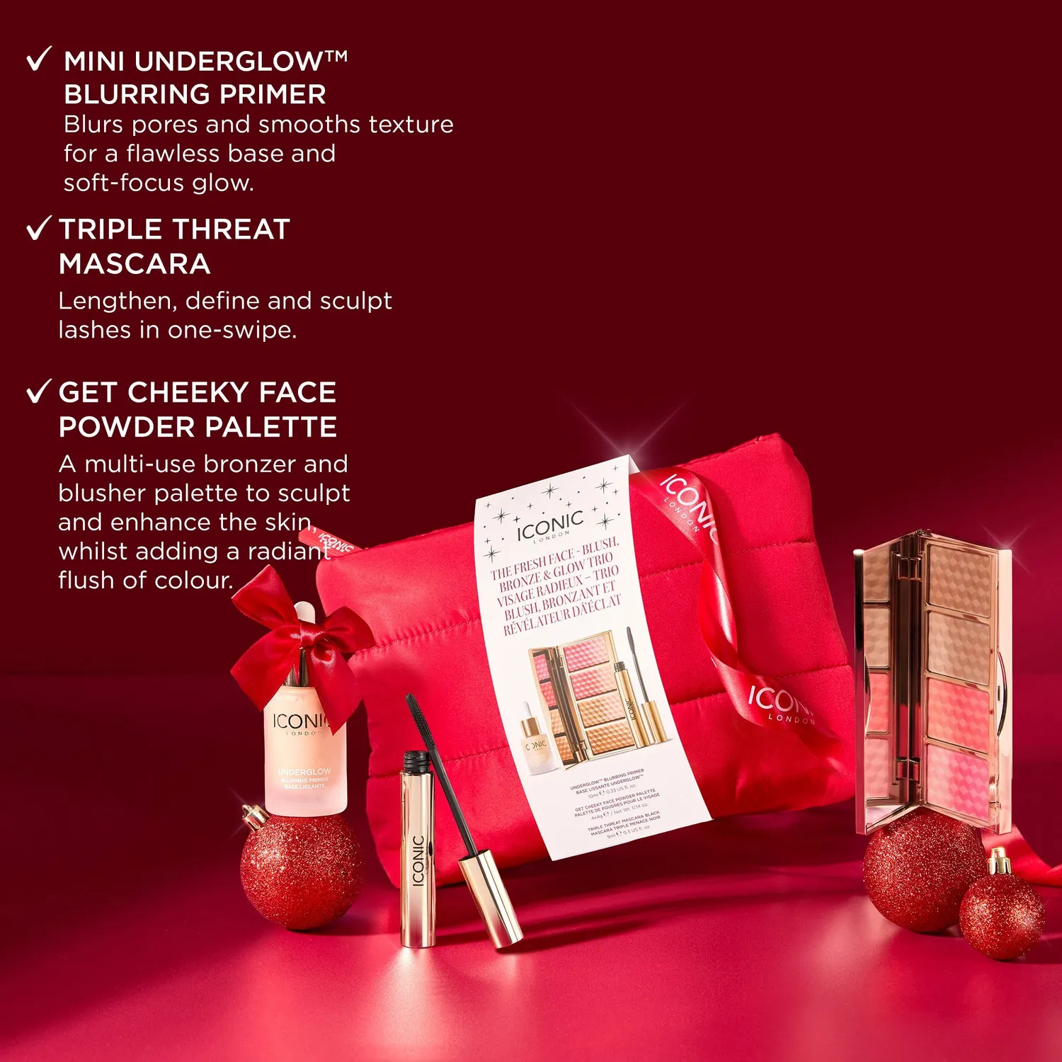 Iconic London Fresh Face set trucco 3 pezzi naturale