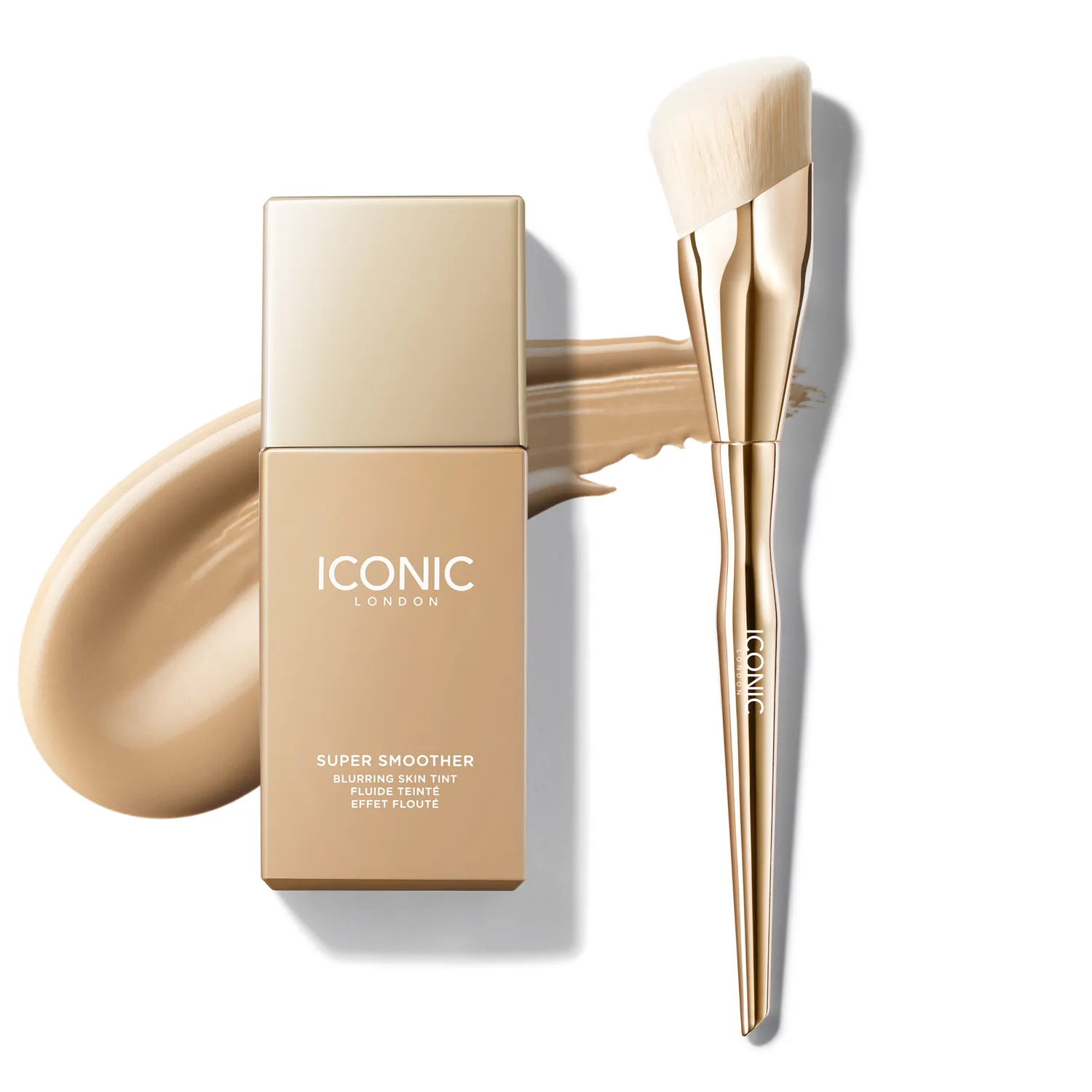 Iconic London Complexion Perfection Duo tinta viso + pennello leggera
