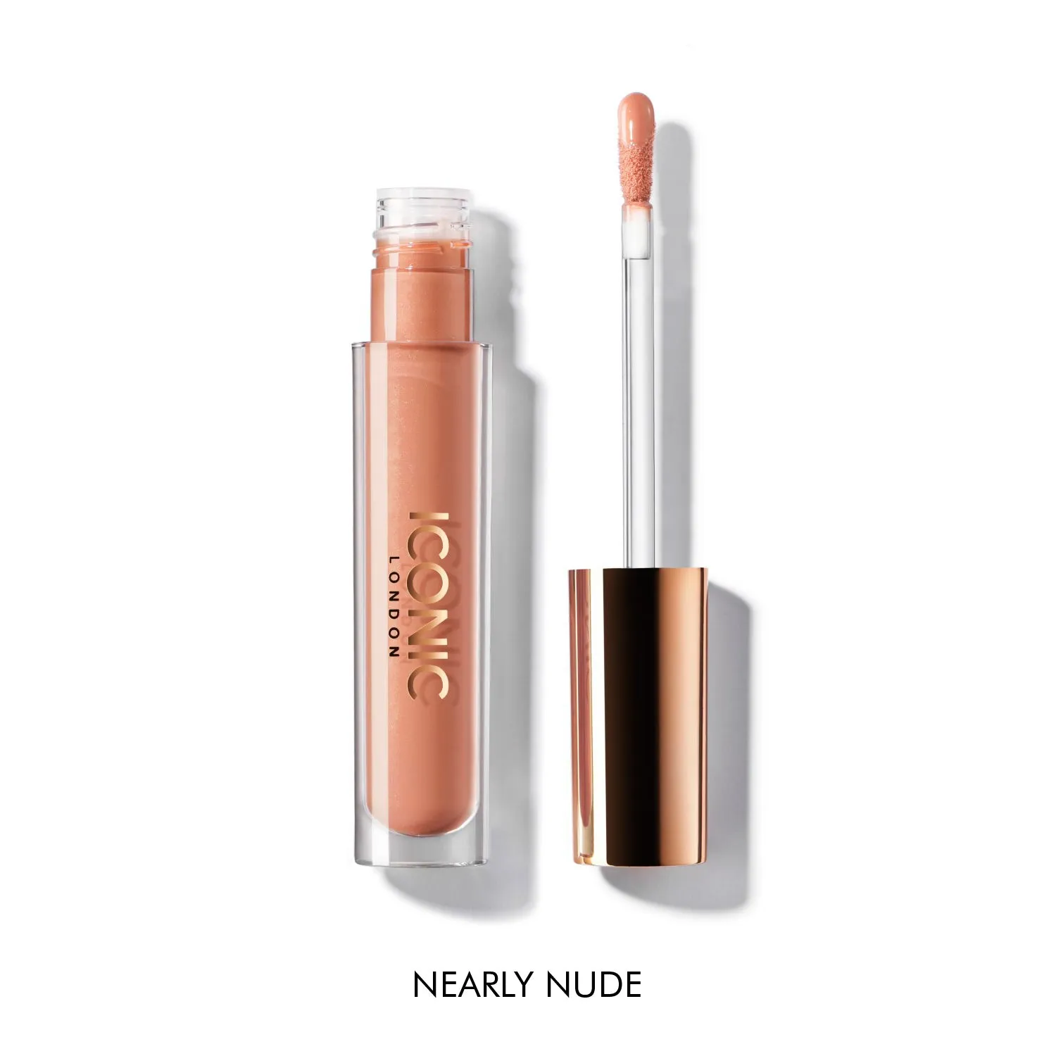 Iconic London Lip Gloss rimpolpante Nearly Nude morbido