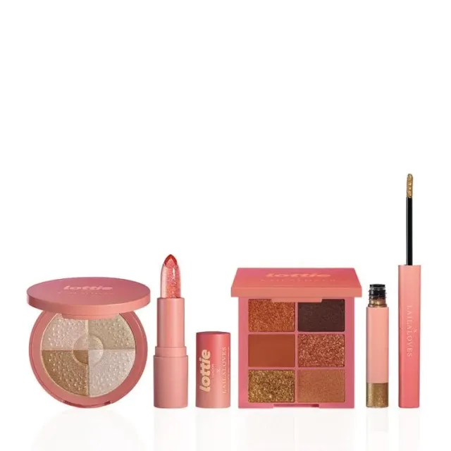 Lottie London Laila Loves Make Up Moments kit trucco 4 pezzi glow